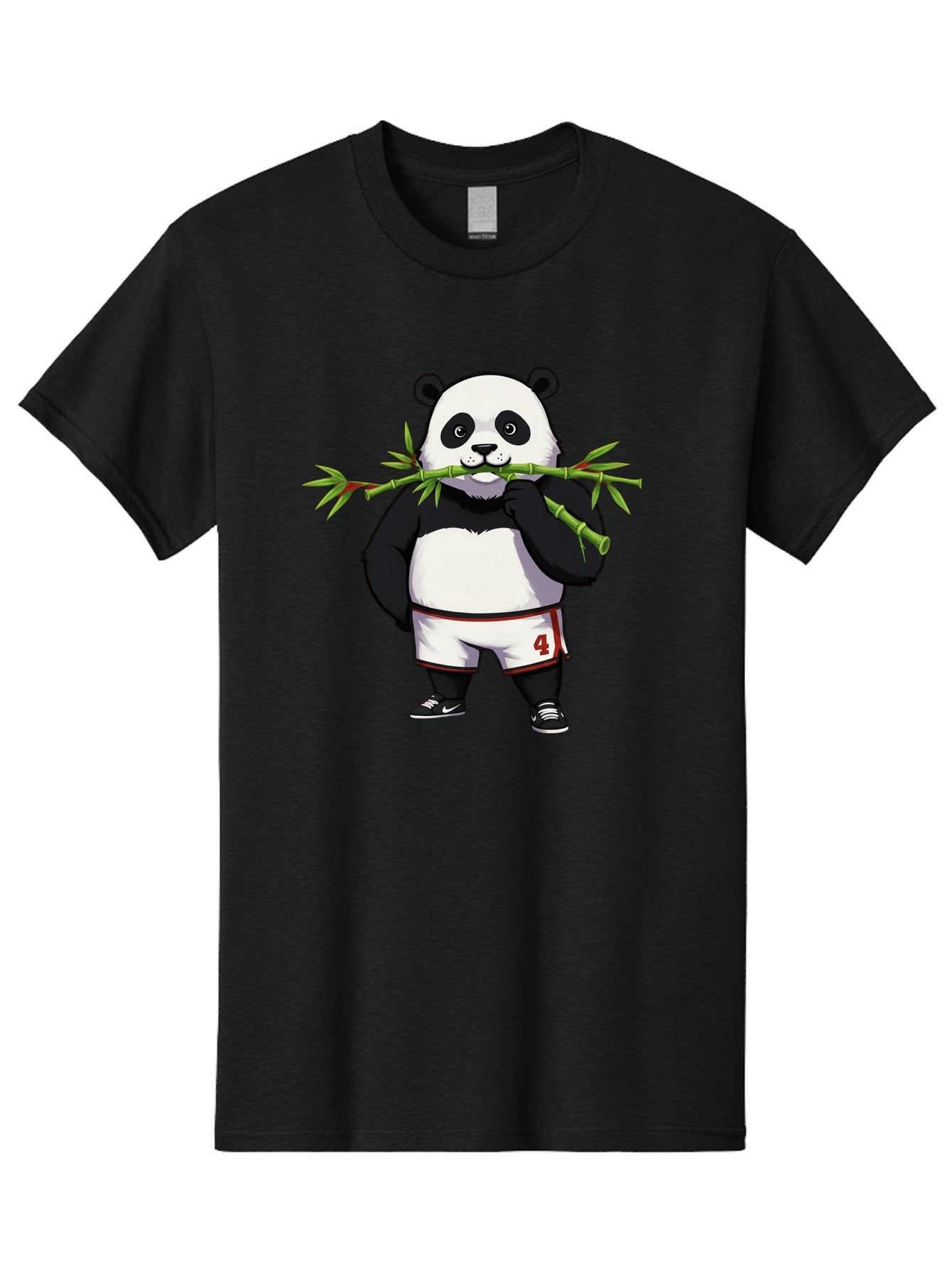 Panda-In-Shorts Men'S Graphic Tee, 100% Cotton, Comfortable Casual Summer Wear, Machine Washable, Vintage Camera, Old Camera, Antique Camera, Black Camera, Classic Photography, Photography Equipment, Nostalgic Device, Film Camera, Camera Art Baf297