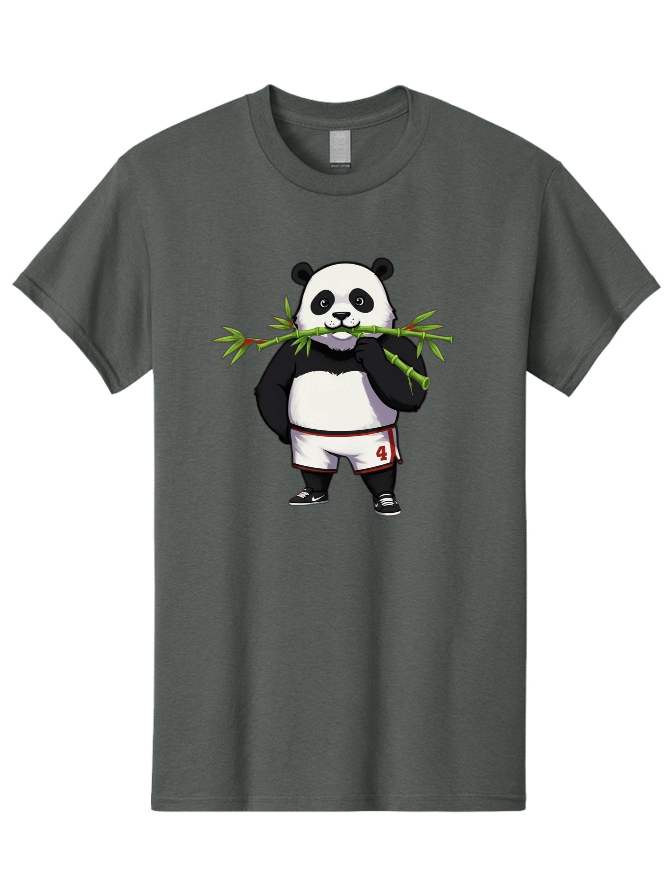Panda-In-Shorts Men'S Graphic Tee, 100% Cotton, Comfortable Casual Summer Wear, Machine Washable, Vintage Camera, Old Camera, Antique Camera, Black Camera, Classic Photography, Photography Equipment, Nostalgic Device, Film Camera, Camera Art Baf297 7