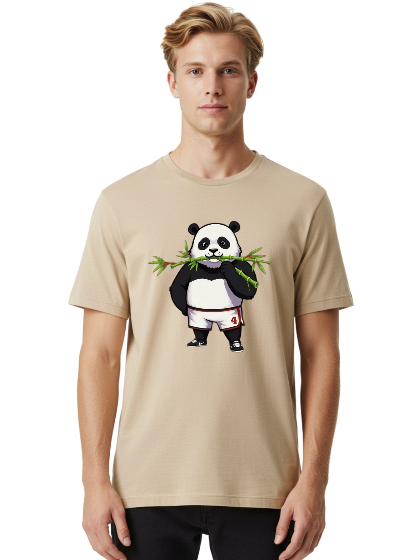 Panda-In-Shorts Men'S Graphic Tee, 100% Cotton, Comfortable Casual Summer Wear, Machine Washable, Vintage Camera, Old Camera, Antique Camera, Black Camera, Classic Photography, Photography Equipment, Nostalgic Device, Film Camera, Camera Art Baf297 22