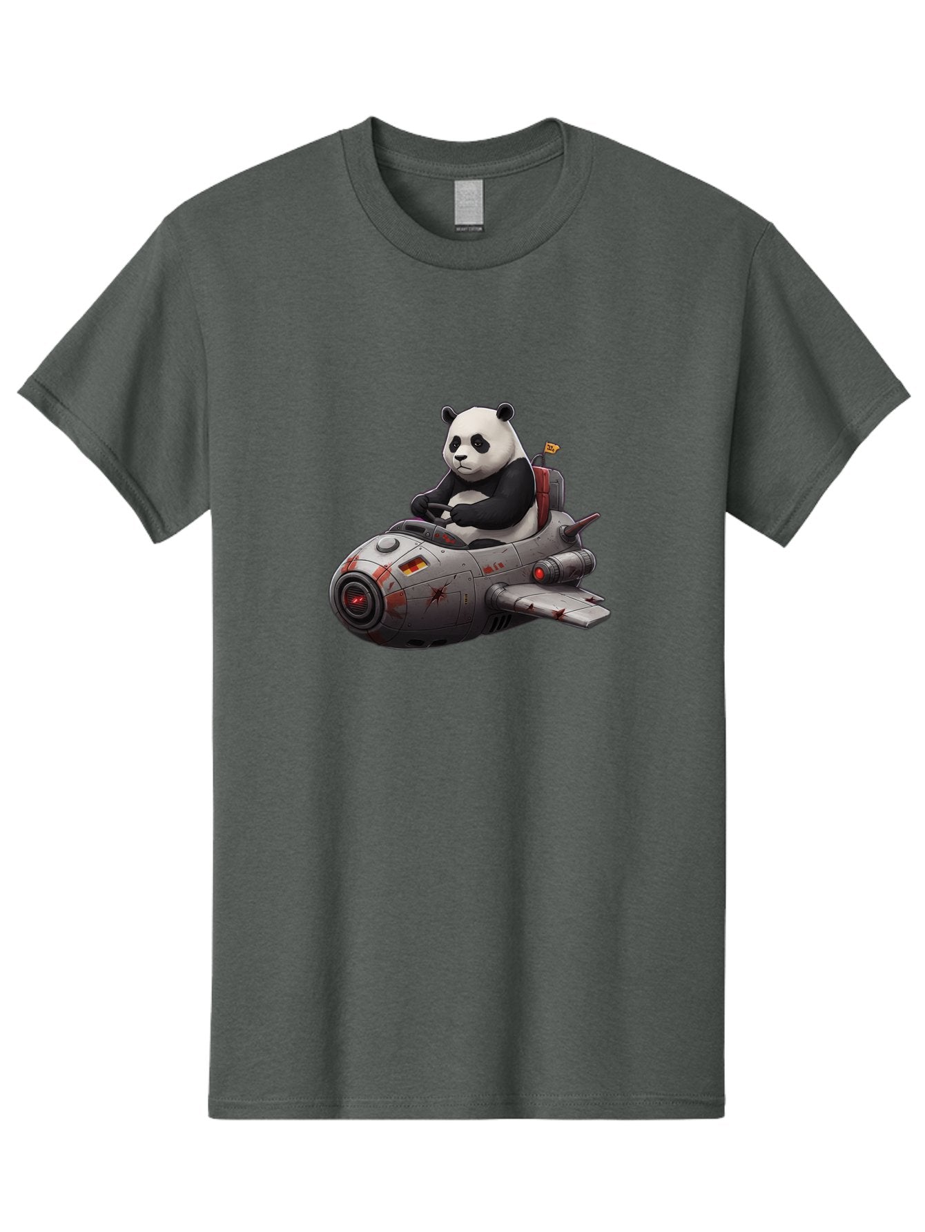 Panda-In-Spaceship-1 Men'S Graphic Tee, 100% Cotton, Comfortable Casual Summer Wear, Machine Washable, Vintage Camera, Old Camera, Antique Camera, Black Camera, Classic Photography, Photography Equipment, Nostalgic Device, Film Camera, Baf298 15