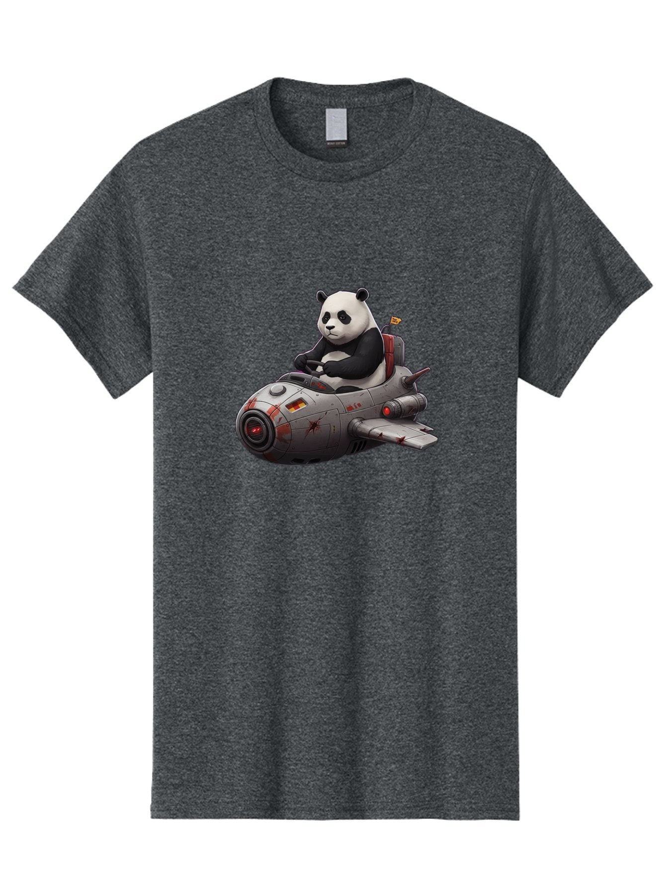 Panda-In-Spaceship-1 Men'S Graphic Tee, 100% Cotton, Comfortable Casual Summer Wear, Machine Washable, Vintage Camera, Old Camera, Antique Camera, Black Camera, Classic Photography, Photography Equipment, Nostalgic Device, Film Camera, Baf298 6