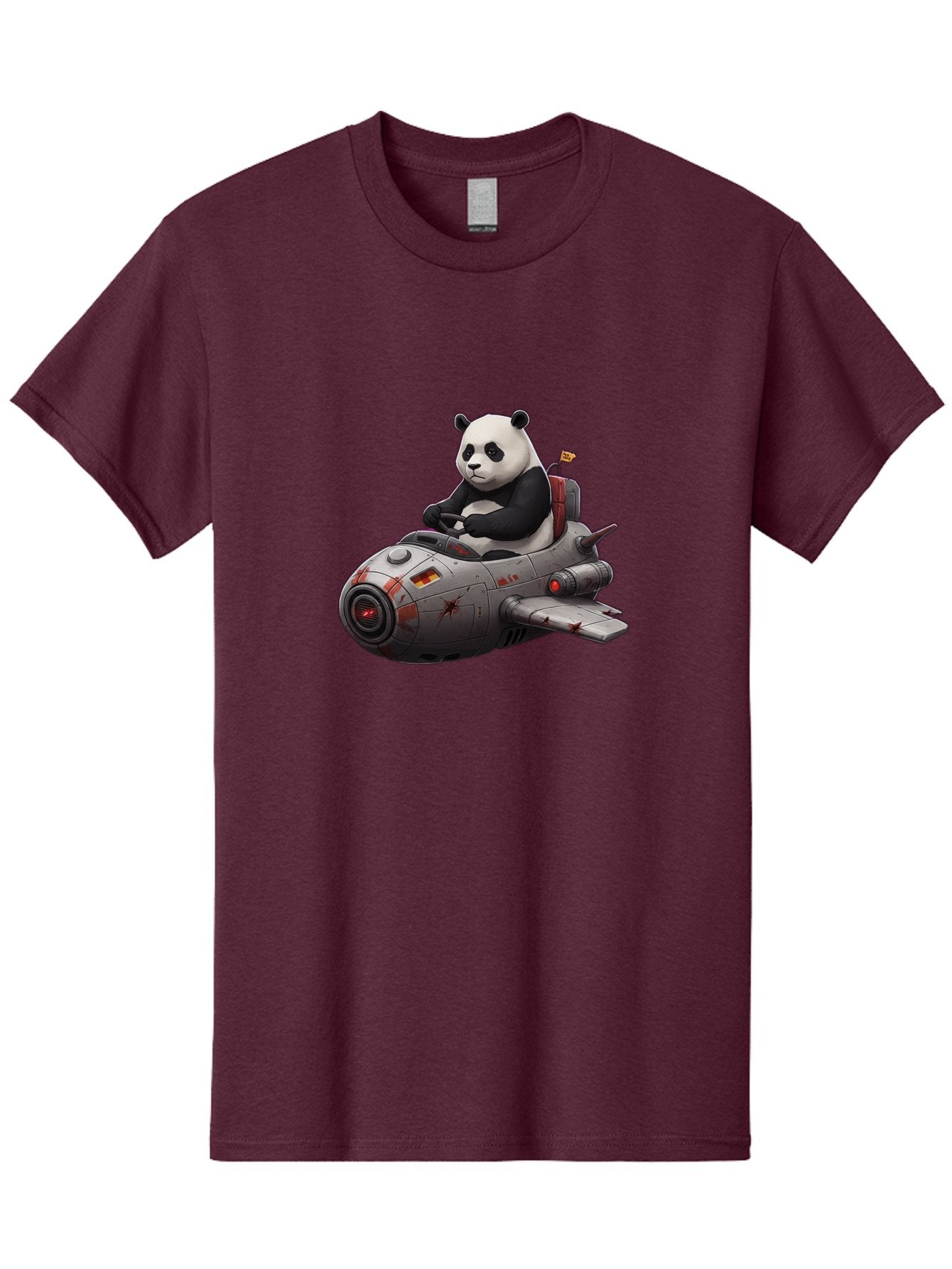Panda-In-Spaceship-1 Men'S Graphic Tee, 100% Cotton, Comfortable Casual Summer Wear, Machine Washable, Vintage Camera, Old Camera, Antique Camera, Black Camera, Classic Photography, Photography Equipment, Nostalgic Device, Film Camera, Baf298 12