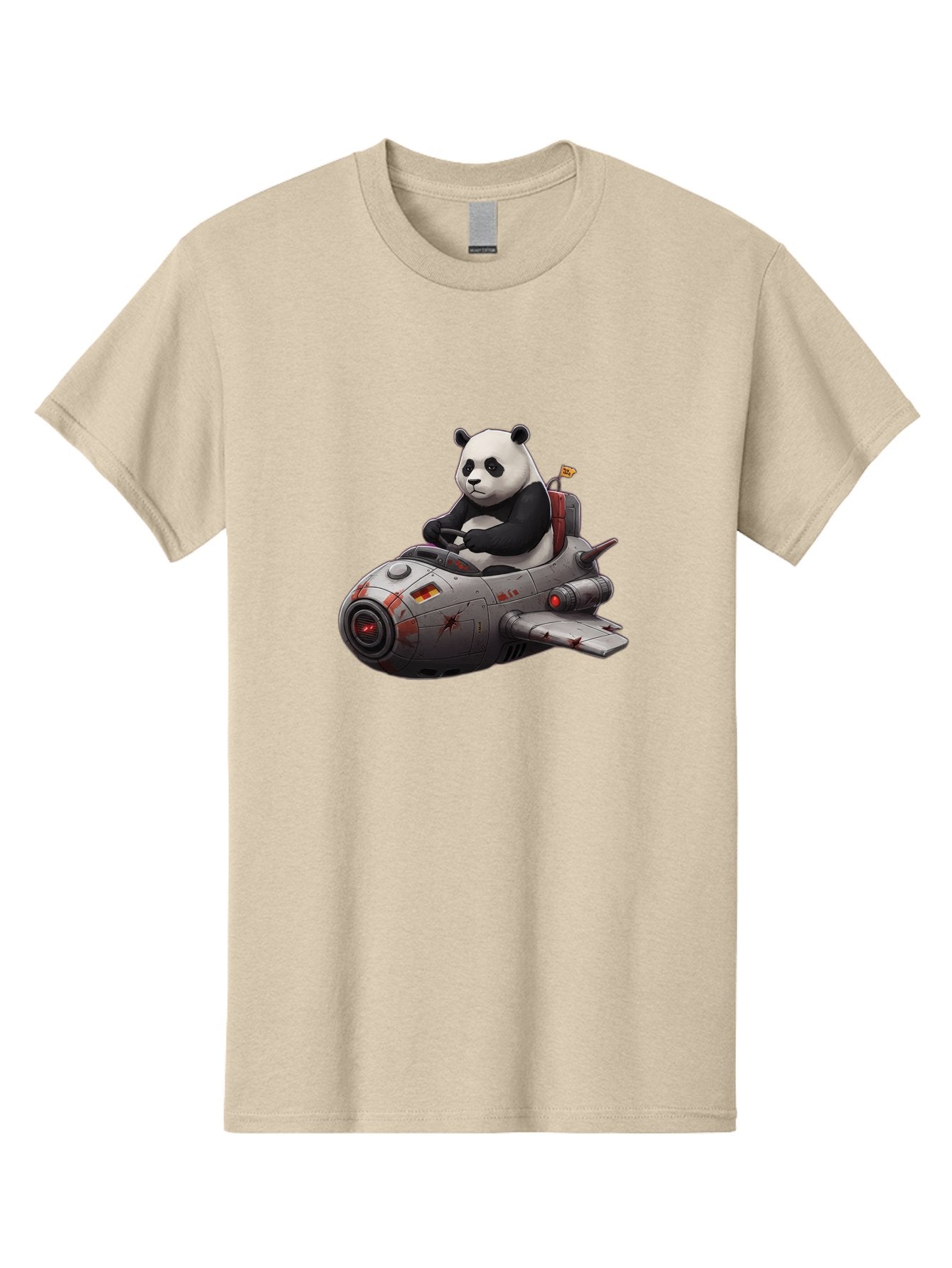 Panda-In-Spaceship-1 Men'S Graphic Tee, 100% Cotton, Comfortable Casual Summer Wear, Machine Washable, Vintage Camera, Old Camera, Antique Camera, Black Camera, Classic Photography, Photography Equipment, Nostalgic Device, Film Camera, Baf298 3