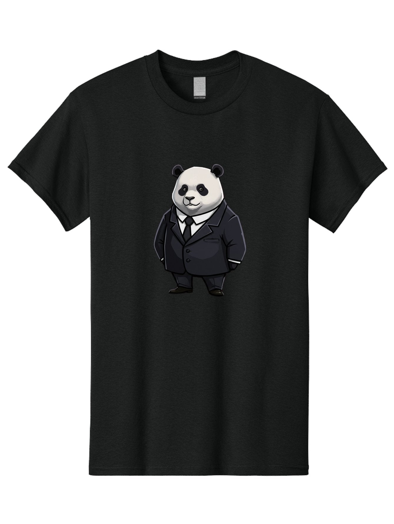 Panda-In-Suit Men'S Graphic Tee, 100% Cotton, Comfortable Casual Summer Wear, Machine Washable, Vintage Camera, Old Camera, Antique Camera, Black Camera, Classic Photography, Photography Equipment, Nostalgic Device, Film Camera, Camera Art Baf300 4