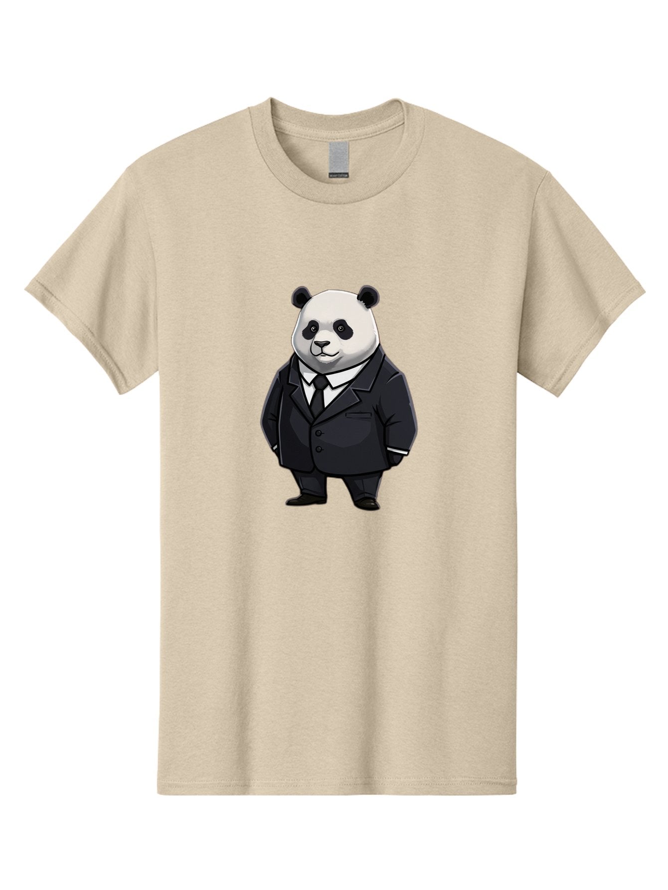 Panda-In-Suit Men'S Graphic Tee, 100% Cotton, Comfortable Casual Summer Wear, Machine Washable, Vintage Camera, Old Camera, Antique Camera, Black Camera, Classic Photography, Photography Equipment, Nostalgic Device, Film Camera, Camera Art Baf300 3