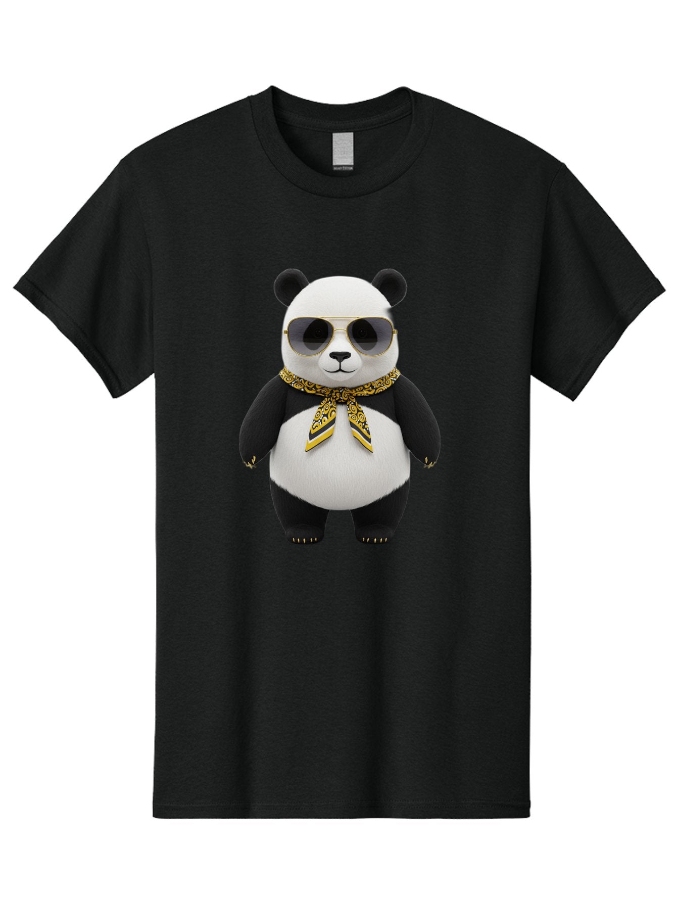 Panda-In-Sunglasses Men'S Graphic Tee, 100% Cotton, Comfortable Casual Summer Wear, Machine Washable, Vintage Camera, Old Camera, Antique Camera, Black Camera, Classic Photography, Photography Equipment, Nostalgic Device, Film Camera, Baf301