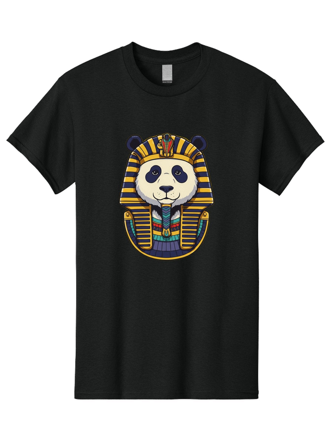 Panda-Pharaoh-1 Men'S Graphic Tee, 100% Cotton, Comfortable Casual Summer Wear, Machine Washable, Vintage Camera, Old Camera, Antique Camera, Black Camera, Classic Photography, Photography Equipment, Nostalgic Device, Film Camera, Camera Art Baf303 11