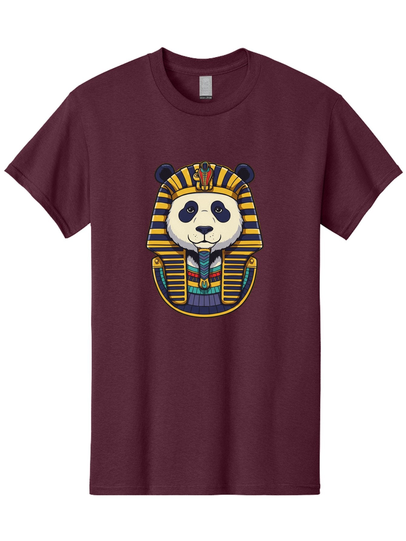 Panda-Pharaoh-1 Men'S Graphic Tee, 100% Cotton, Comfortable Casual Summer Wear, Machine Washable, Vintage Camera, Old Camera, Antique Camera, Black Camera, Classic Photography, Photography Equipment, Nostalgic Device, Film Camera, Camera Art Baf303 9