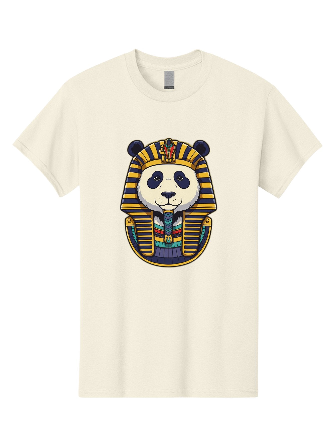 Panda-Pharaoh-1 Men'S Graphic Tee, 100% Cotton, Comfortable Casual Summer Wear, Machine Washable, Vintage Camera, Old Camera, Antique Camera, Black Camera, Classic Photography, Photography Equipment, Nostalgic Device, Film Camera, Camera Art Baf303