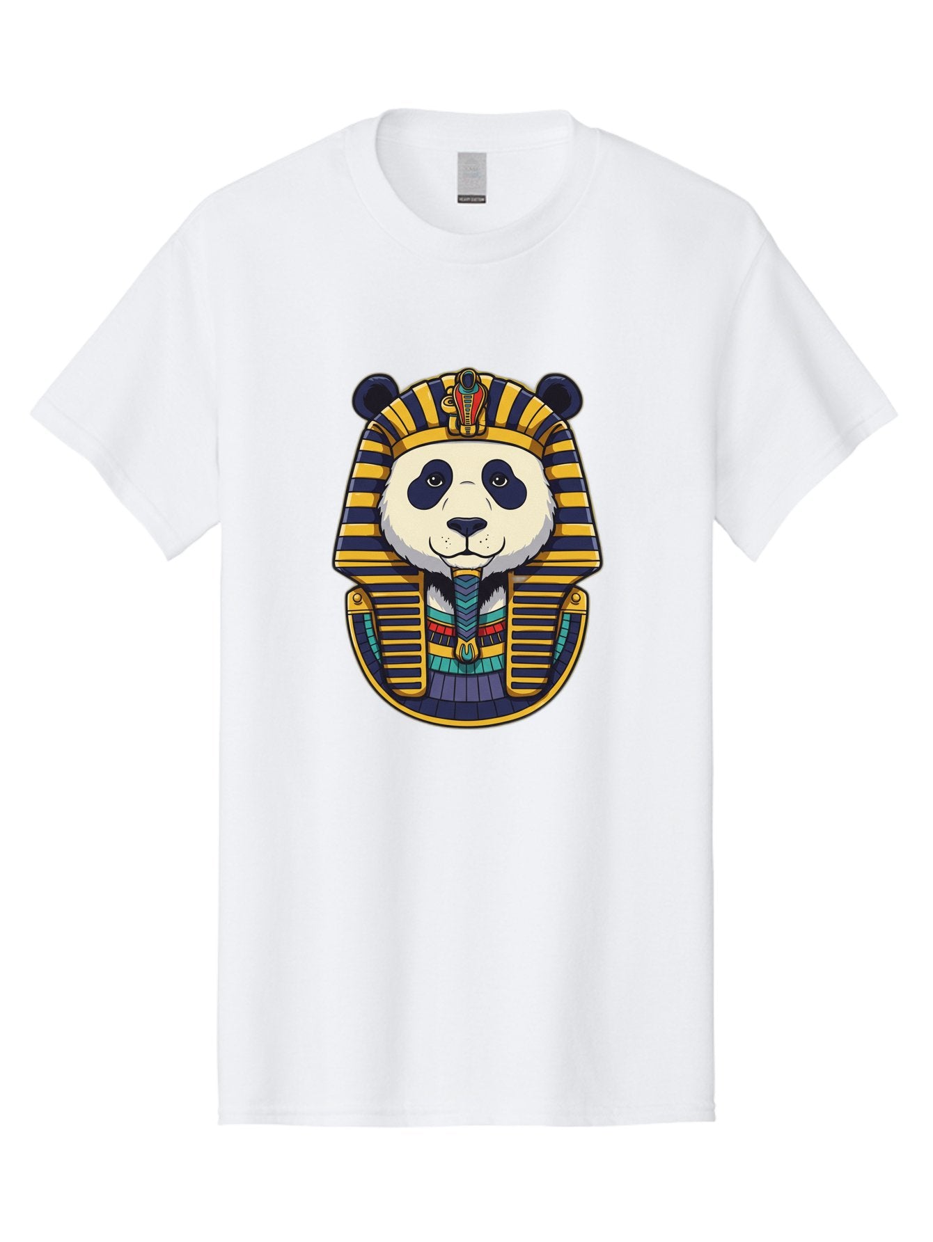 Panda-Pharaoh-1 Men'S Graphic Tee, 100% Cotton, Comfortable Casual Summer Wear, Machine Washable, Vintage Camera, Old Camera, Antique Camera, Black Camera, Classic Photography, Photography Equipment, Nostalgic Device, Film Camera, Camera Art Baf303 17