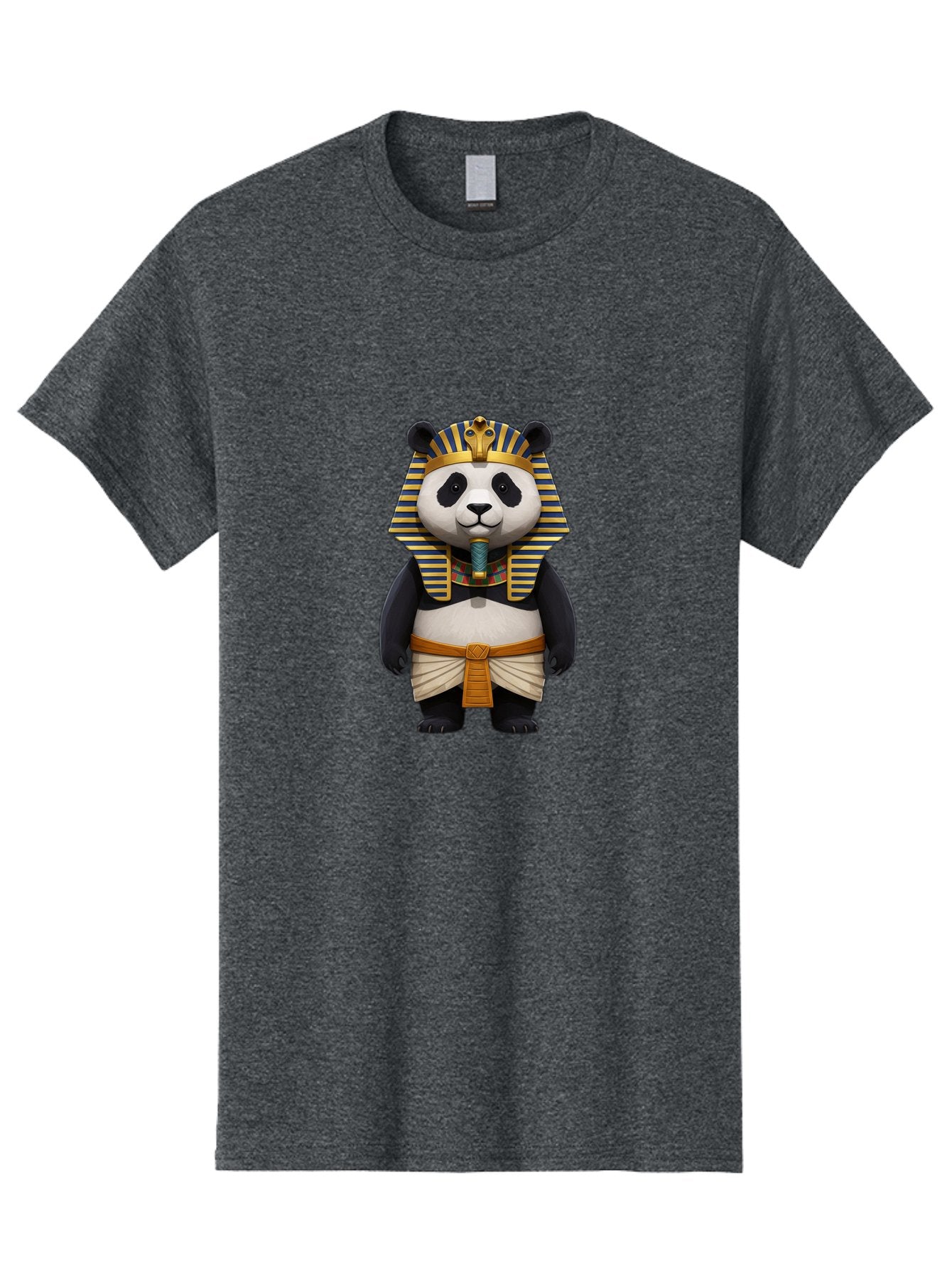 Panda-Pharaoh-2 Men'S Graphic Tee, 100% Cotton, Comfortable Casual Summer Wear, Machine Washable, Vintage Camera, Old Camera, Antique Camera, Black Camera, Classic Photography, Photography Equipment, Nostalgic Device, Film Camera, Camera Art Baf304