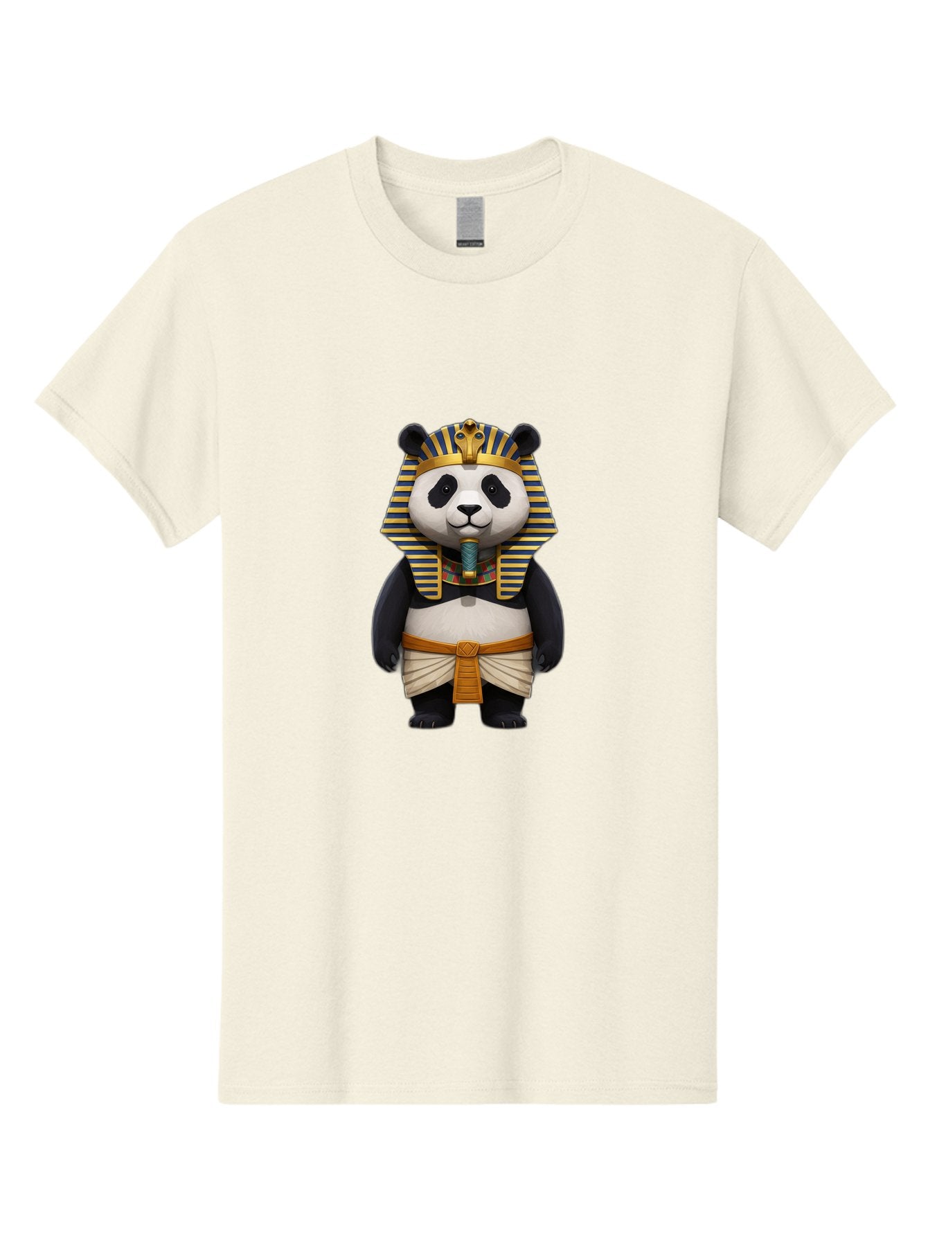 Panda-Pharaoh-2 Men'S Graphic Tee, 100% Cotton, Comfortable Casual Summer Wear, Machine Washable, Vintage Camera, Old Camera, Antique Camera, Black Camera, Classic Photography, Photography Equipment, Nostalgic Device, Film Camera, Camera Art Baf304 4