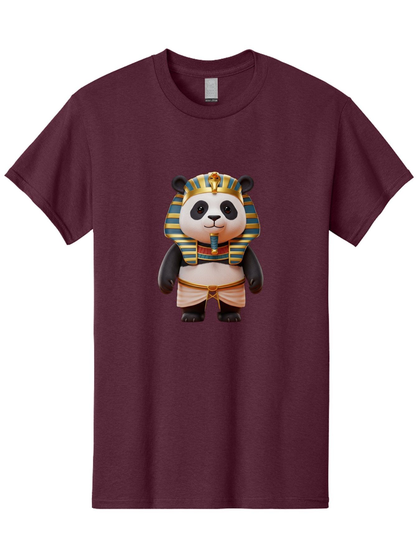 Panda-Pharaoh-4 Men'S Graphic Tee, 100% Cotton, Comfortable Casual Summer Wear, Machine Washable, Vintage Camera, Old Camera, Antique Camera, Black Camera, Classic Photography, Photography Equipment, Nostalgic Device, Film Camera, Camera Art Baf306 4