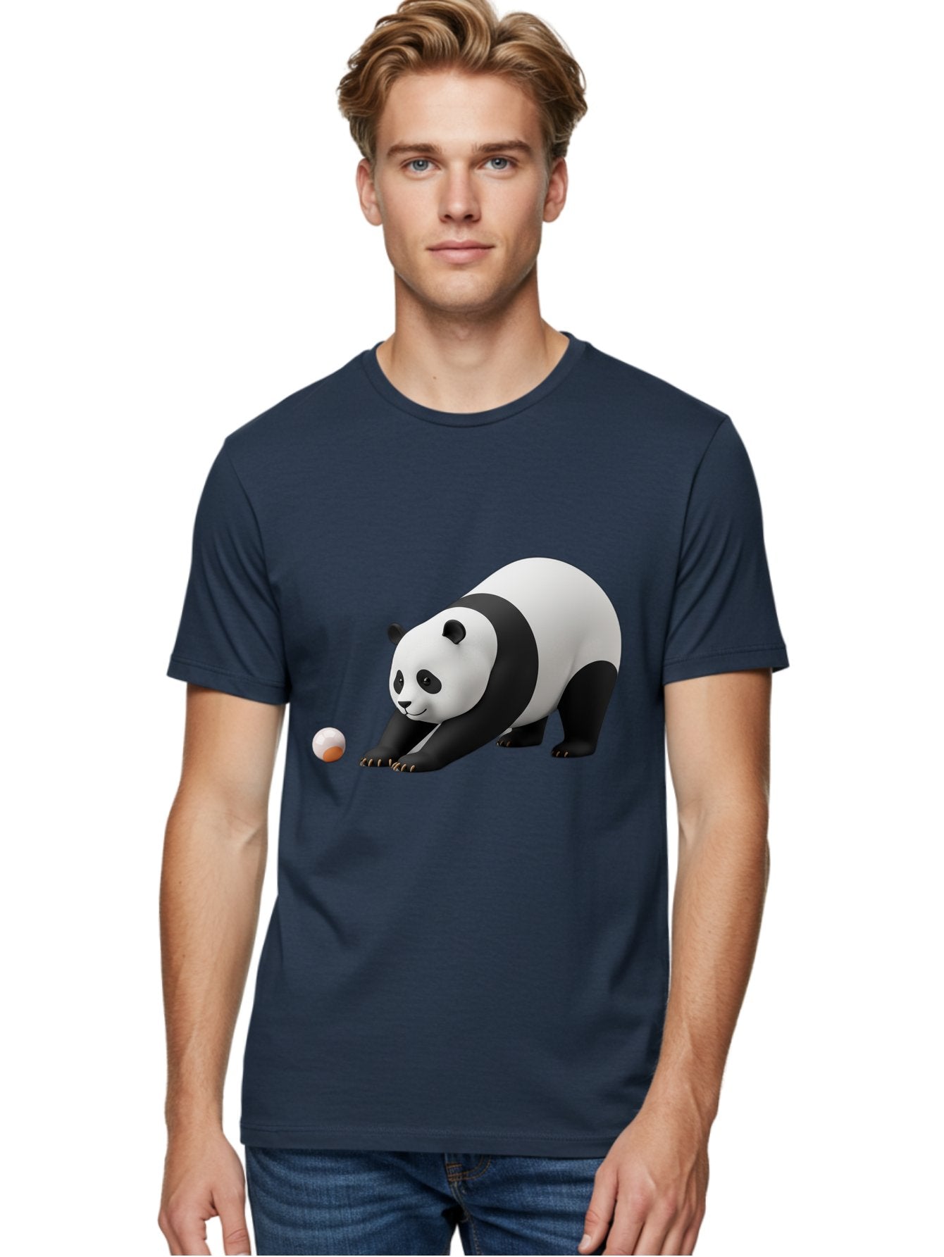Panda-Playing-With-Ball Men'S Graphic Tee, 100% Cotton, Comfortable Casual Summer Wear, Machine Washable, Vintage Camera, Old Camera, Antique Camera, Black Camera, Classic Photography, Photography Equipment, Nostalgic Device, Film Camera, Baf316 25