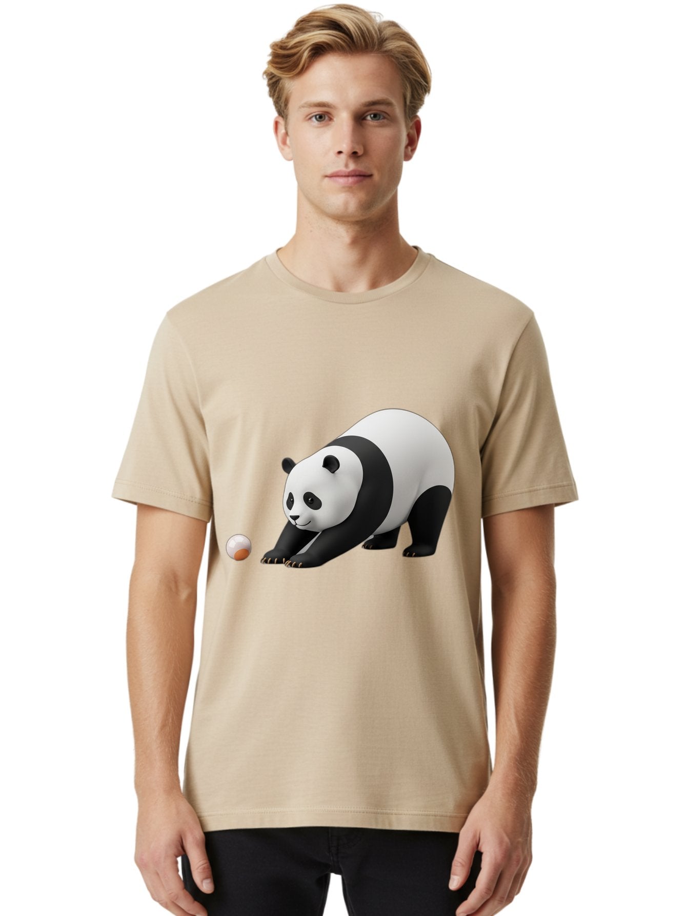 Panda-Playing-With-Ball Men'S Graphic Tee, 100% Cotton, Comfortable Casual Summer Wear, Machine Washable, Vintage Camera, Old Camera, Antique Camera, Black Camera, Classic Photography, Photography Equipment, Nostalgic Device, Film Camera, Baf316 30