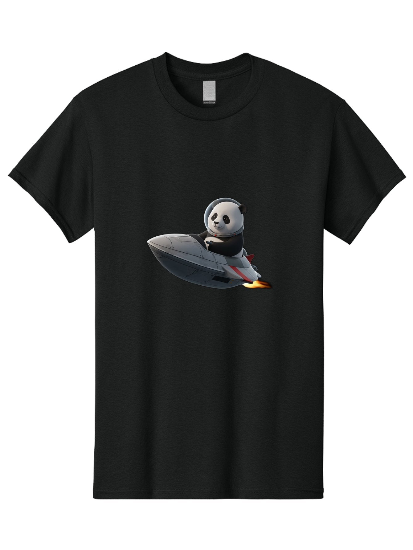 Panda-Riding-Spaceship-1 Men'S Graphic Tee, 100% Cotton, Comfortable Casual Summer Wear, Machine Washable, Vintage Camera, Old Camera, Antique Camera, Black Camera, Classic Photography, Photography Equipment, Nostalgic Device, Film Camera, Baf319 6