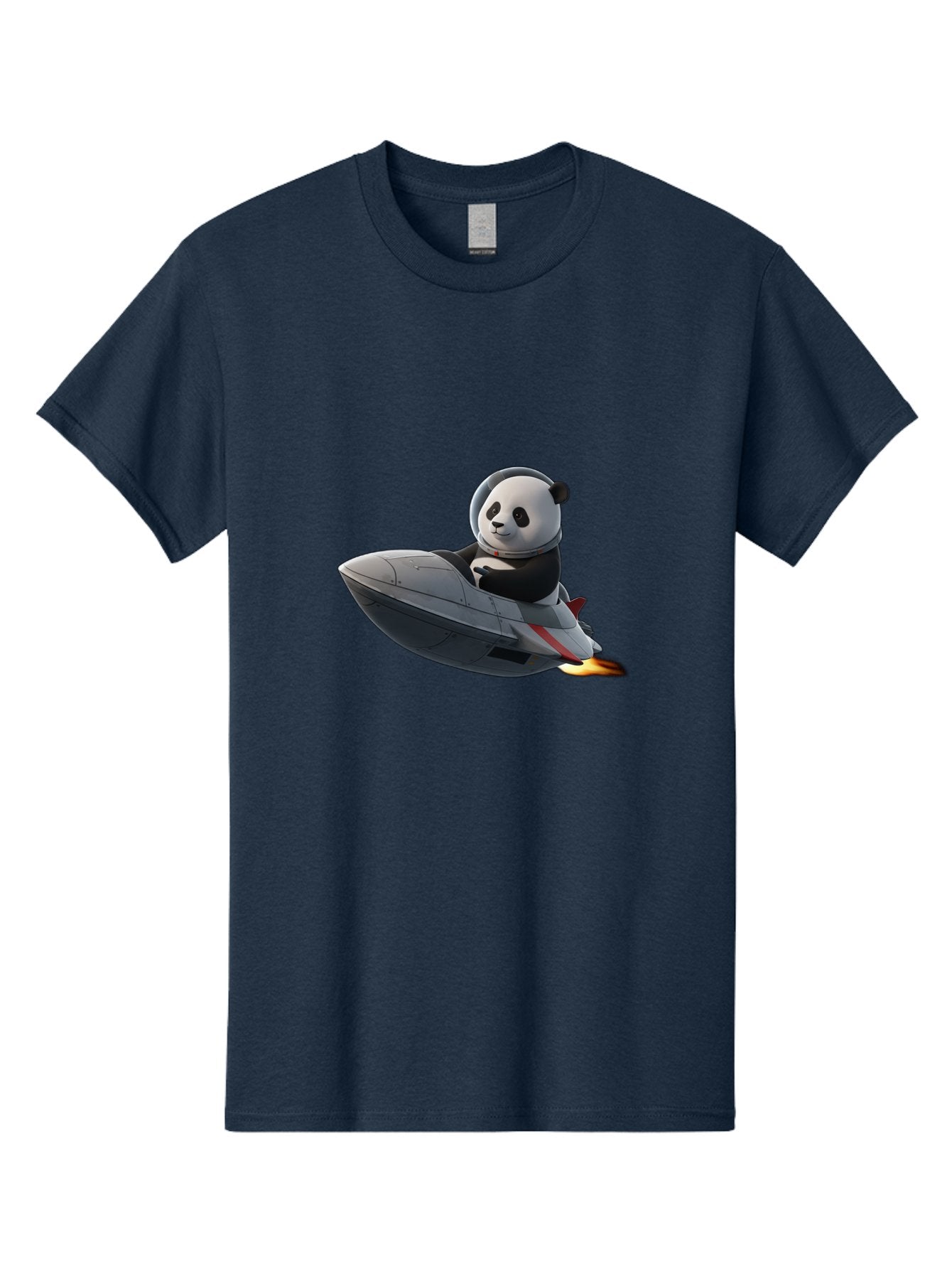 Panda-Riding-Spaceship-1 Men'S Graphic Tee, 100% Cotton, Comfortable Casual Summer Wear, Machine Washable, Vintage Camera, Old Camera, Antique Camera, Black Camera, Classic Photography, Photography Equipment, Nostalgic Device, Film Camera, Baf319 10