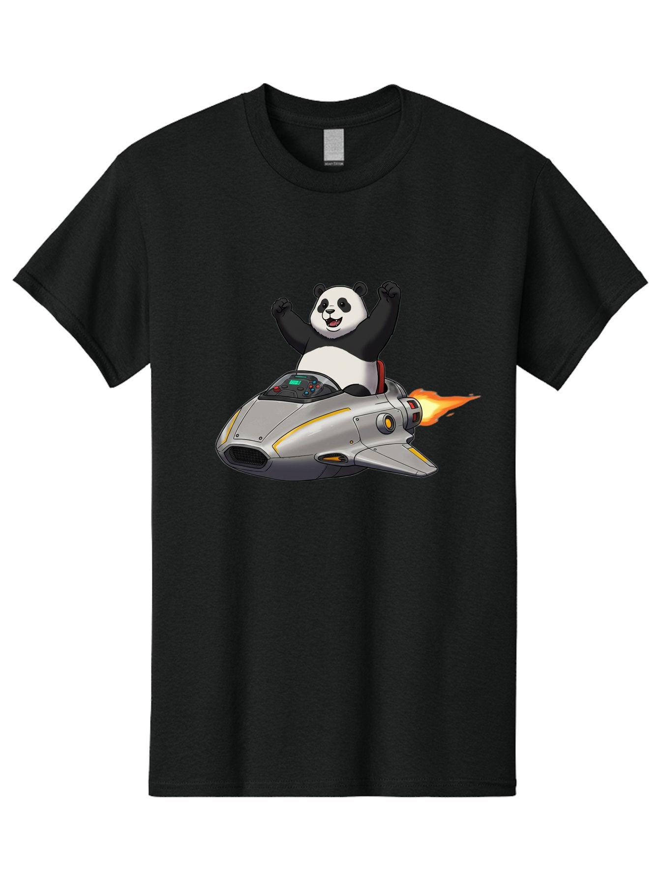 Panda-Riding-Spaceship Men'S Graphic Tee, 100% Cotton, Comfortable Casual Summer Wear, Machine Washable, Vintage Camera, Old Camera, Antique Camera, Black Camera, Classic Photography, Photography Equipment, Nostalgic Device, Film Camera, Baf320 12