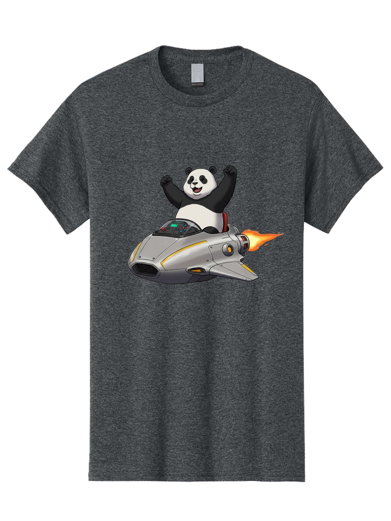Panda-Riding-Spaceship Men'S Graphic Tee, 100% Cotton, Comfortable Casual Summer Wear, Machine Washable, Vintage Camera, Old Camera, Antique Camera, Black Camera, Classic Photography, Photography Equipment, Nostalgic Device, Film Camera, Baf320 4