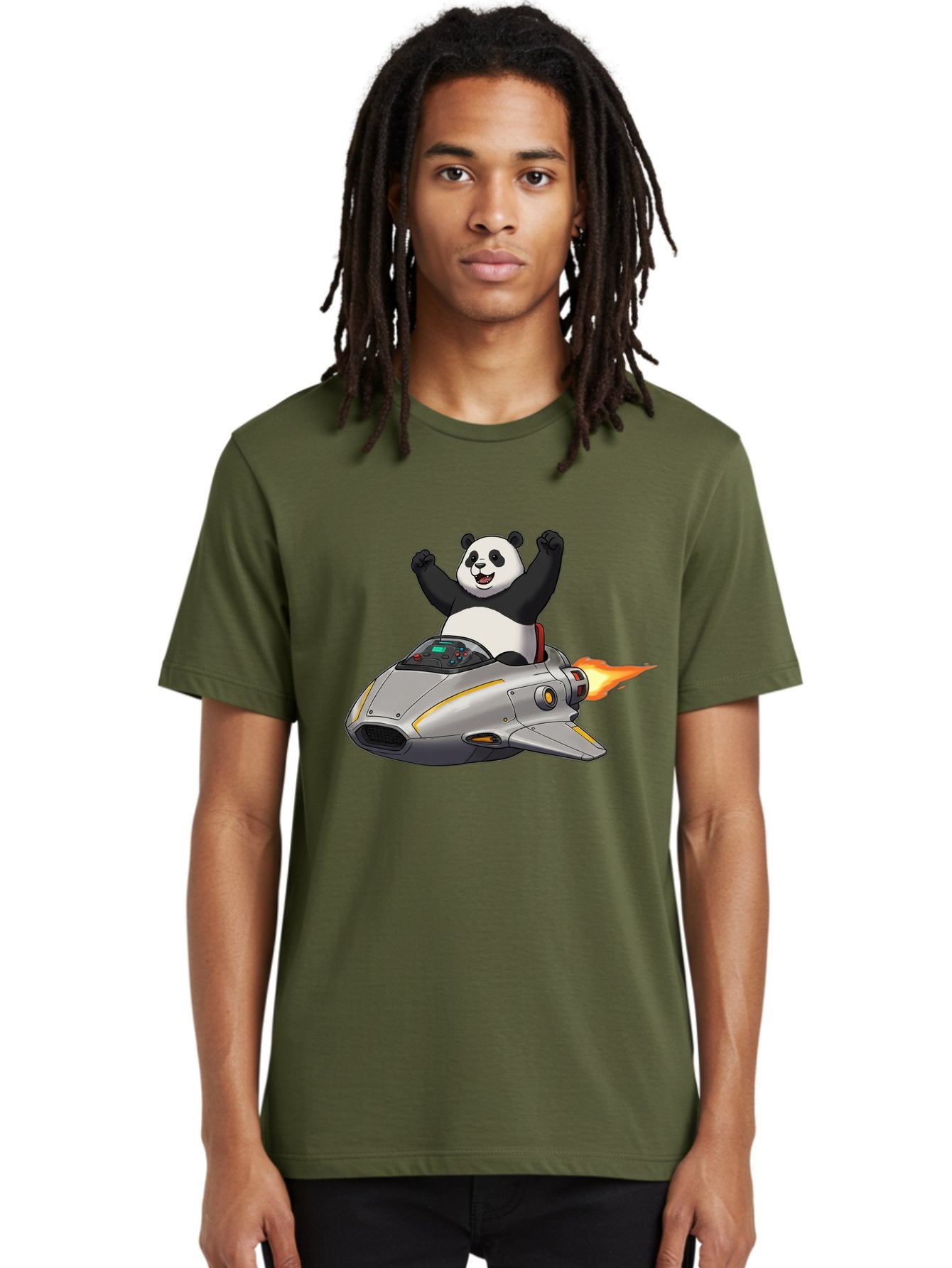 Panda-Riding-Spaceship Men'S Graphic Tee, 100% Cotton, Comfortable Casual Summer Wear, Machine Washable, Vintage Camera, Old Camera, Antique Camera, Black Camera, Classic Photography, Photography Equipment, Nostalgic Device, Film Camera, Baf320 21