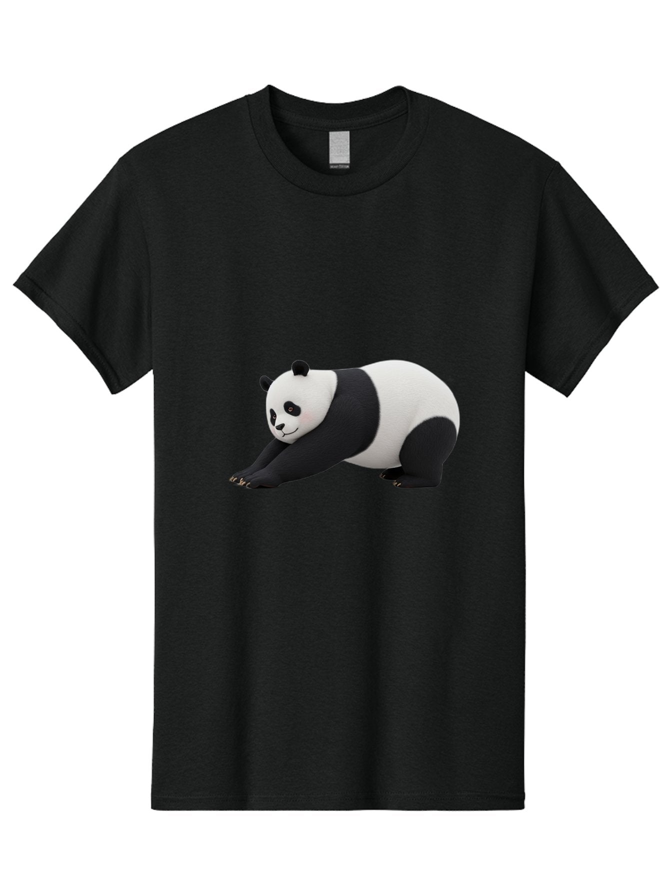 Panda-Stretching Men'S Graphic Tee, 100% Cotton, Comfortable Casual Summer Wear, Machine Washable, Vintage Camera, Old Camera, Antique Camera, Black Camera, Classic Photography, Photography Equipment, Nostalgic Device, Film Camera, Camera Art Baf323 7