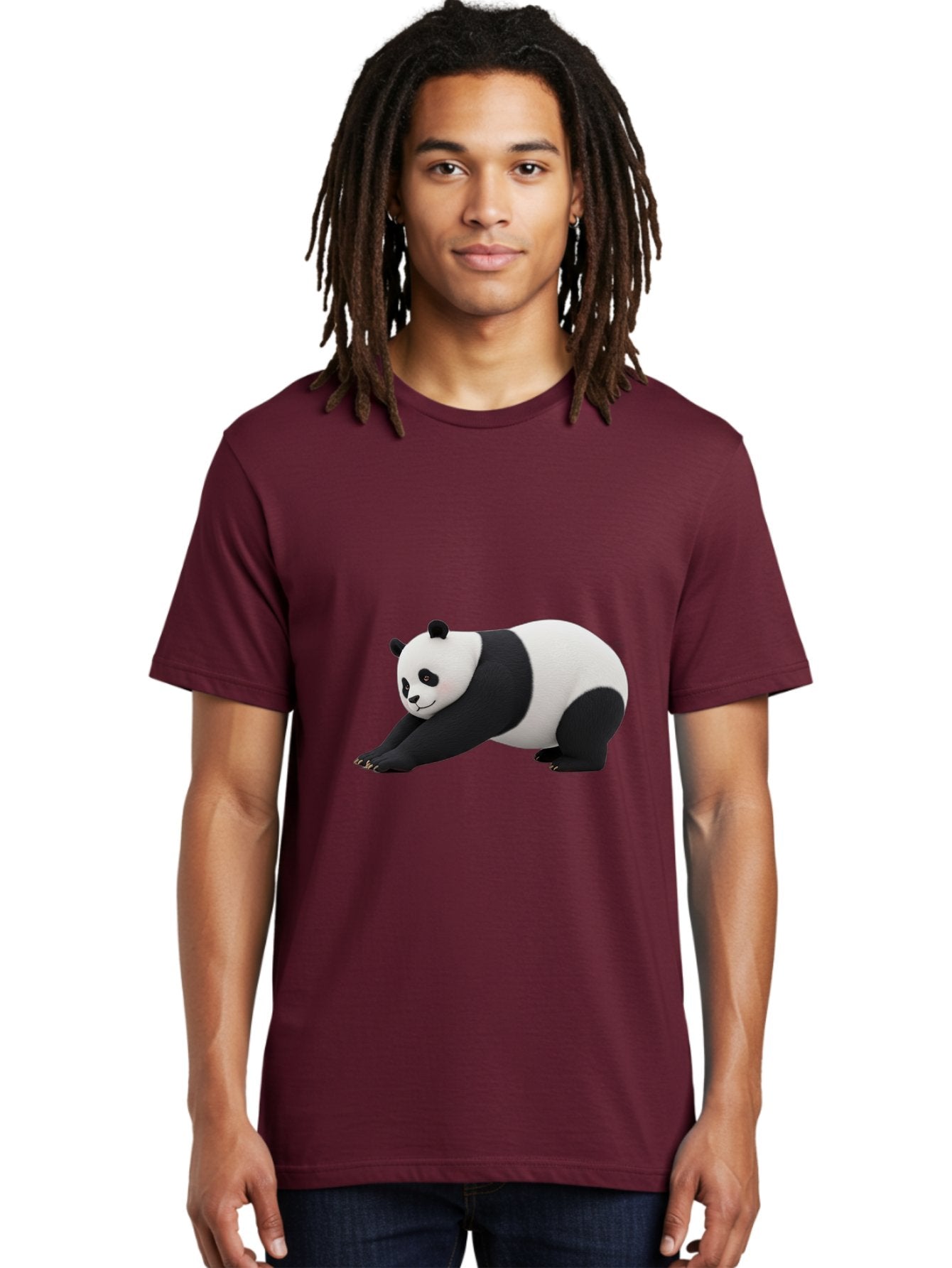 Panda-Stretching Men'S Graphic Tee, 100% Cotton, Comfortable Casual Summer Wear, Machine Washable, Vintage Camera, Old Camera, Antique Camera, Black Camera, Classic Photography, Photography Equipment, Nostalgic Device, Film Camera, Camera Art Baf323 19
