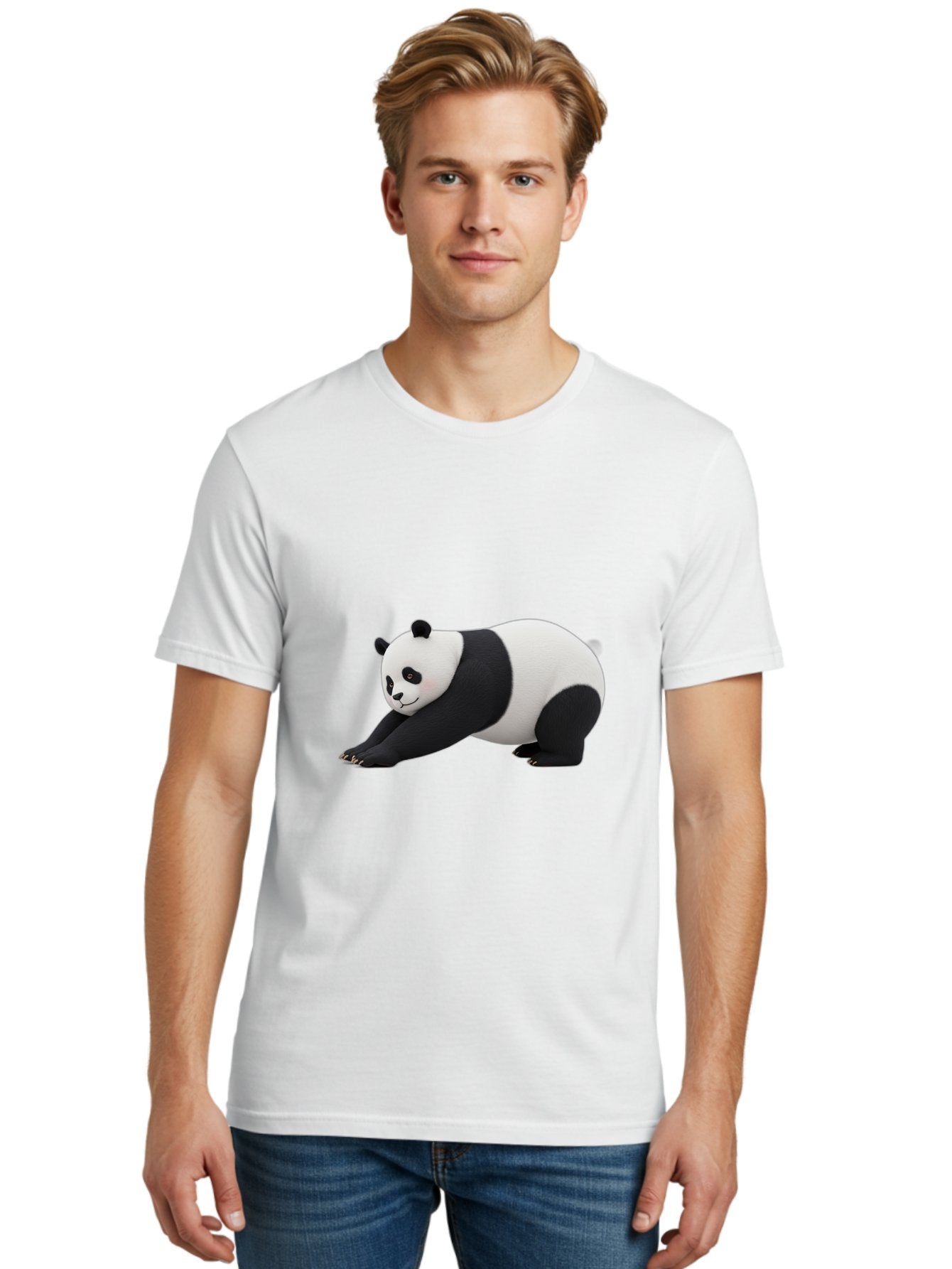 Panda-Stretching Men'S Graphic Tee, 100% Cotton, Comfortable Casual Summer Wear, Machine Washable, Vintage Camera, Old Camera, Antique Camera, Black Camera, Classic Photography, Photography Equipment, Nostalgic Device, Film Camera, Camera Art Baf323 20