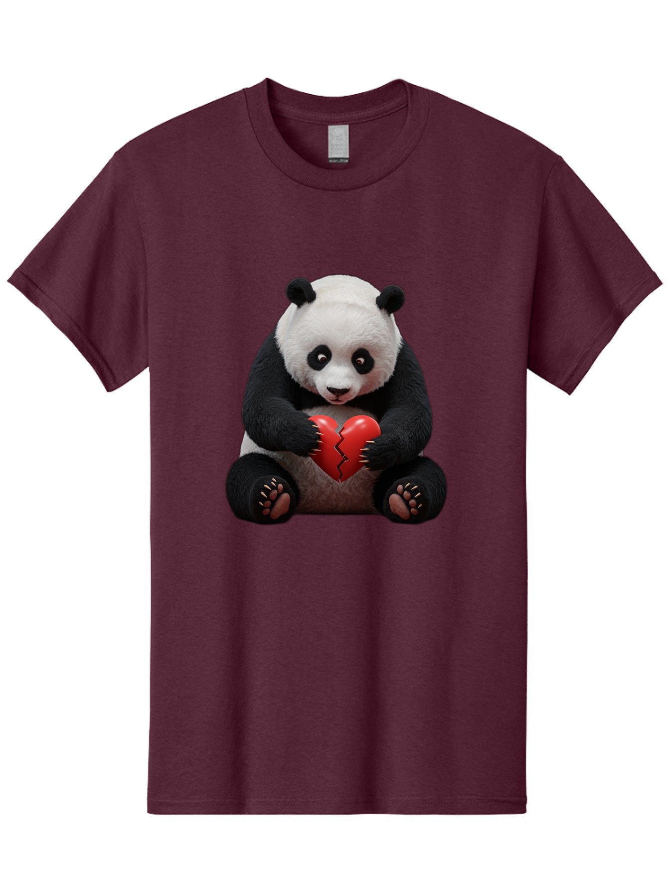 Panda-With-Broken-Heart-1 Men'S Graphic Tee, 100% Cotton, Comfortable Casual Summer Wear, Machine Washable, Vintage Camera, Old Camera, Antique Camera, Black Camera, Classic Photography, Photography Equipment, Nostalgic Device, Film Camera, Baf326 10