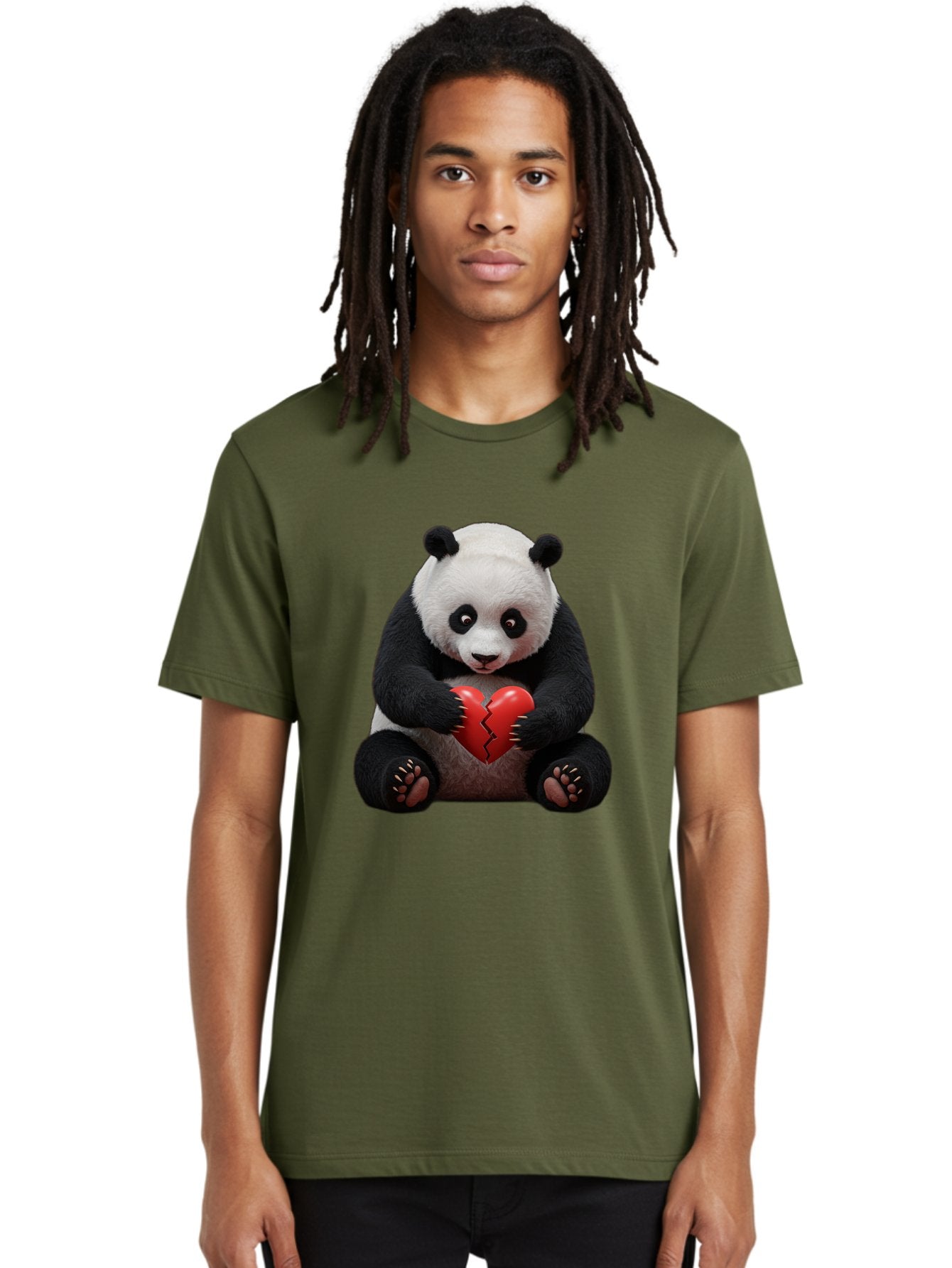 Panda-With-Broken-Heart-1 Men'S Graphic Tee, 100% Cotton, Comfortable Casual Summer Wear, Machine Washable, Vintage Camera, Old Camera, Antique Camera, Black Camera, Classic Photography, Photography Equipment, Nostalgic Device, Film Camera, Baf326 18