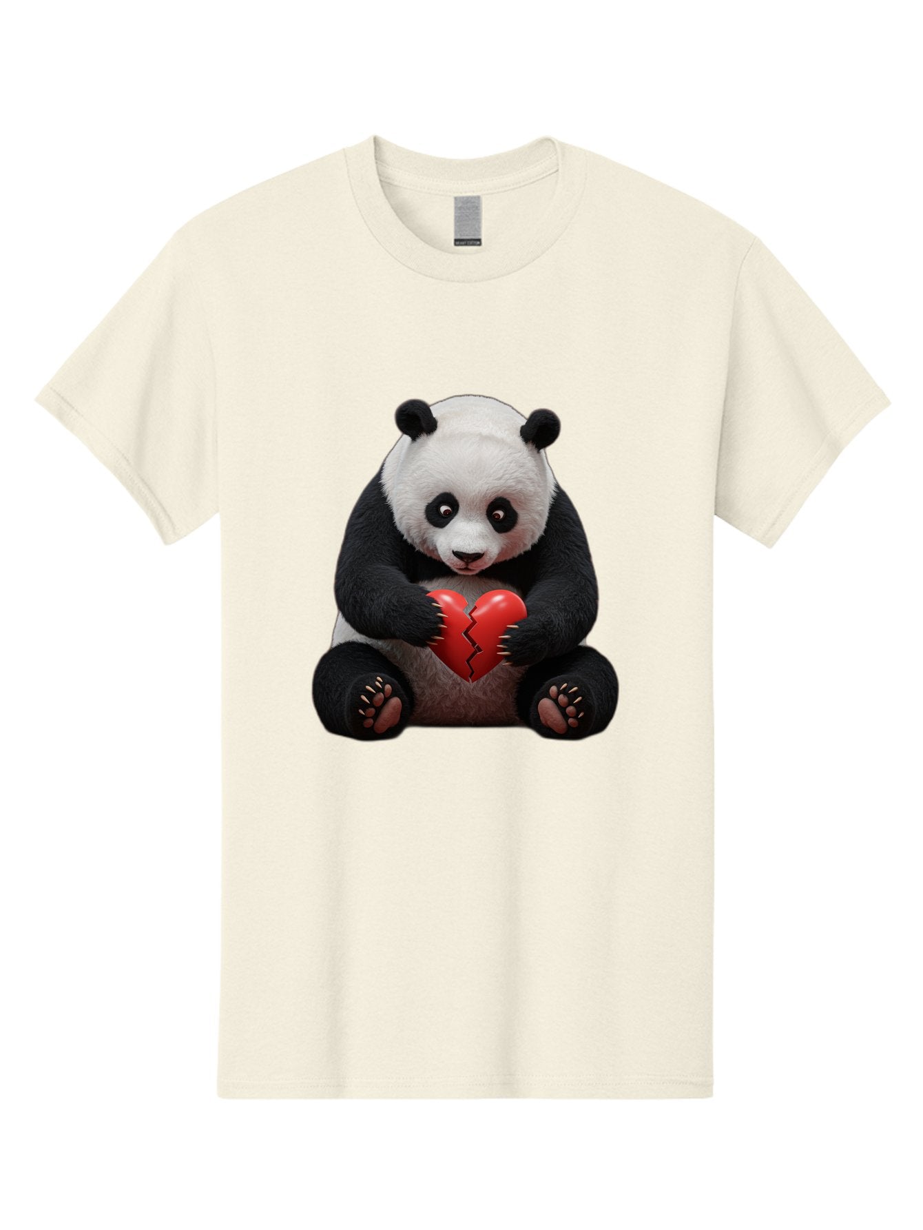 Panda-With-Broken-Heart-1 Men'S Graphic Tee, 100% Cotton, Comfortable Casual Summer Wear, Machine Washable, Vintage Camera, Old Camera, Antique Camera, Black Camera, Classic Photography, Photography Equipment, Nostalgic Device, Film Camera, Baf326