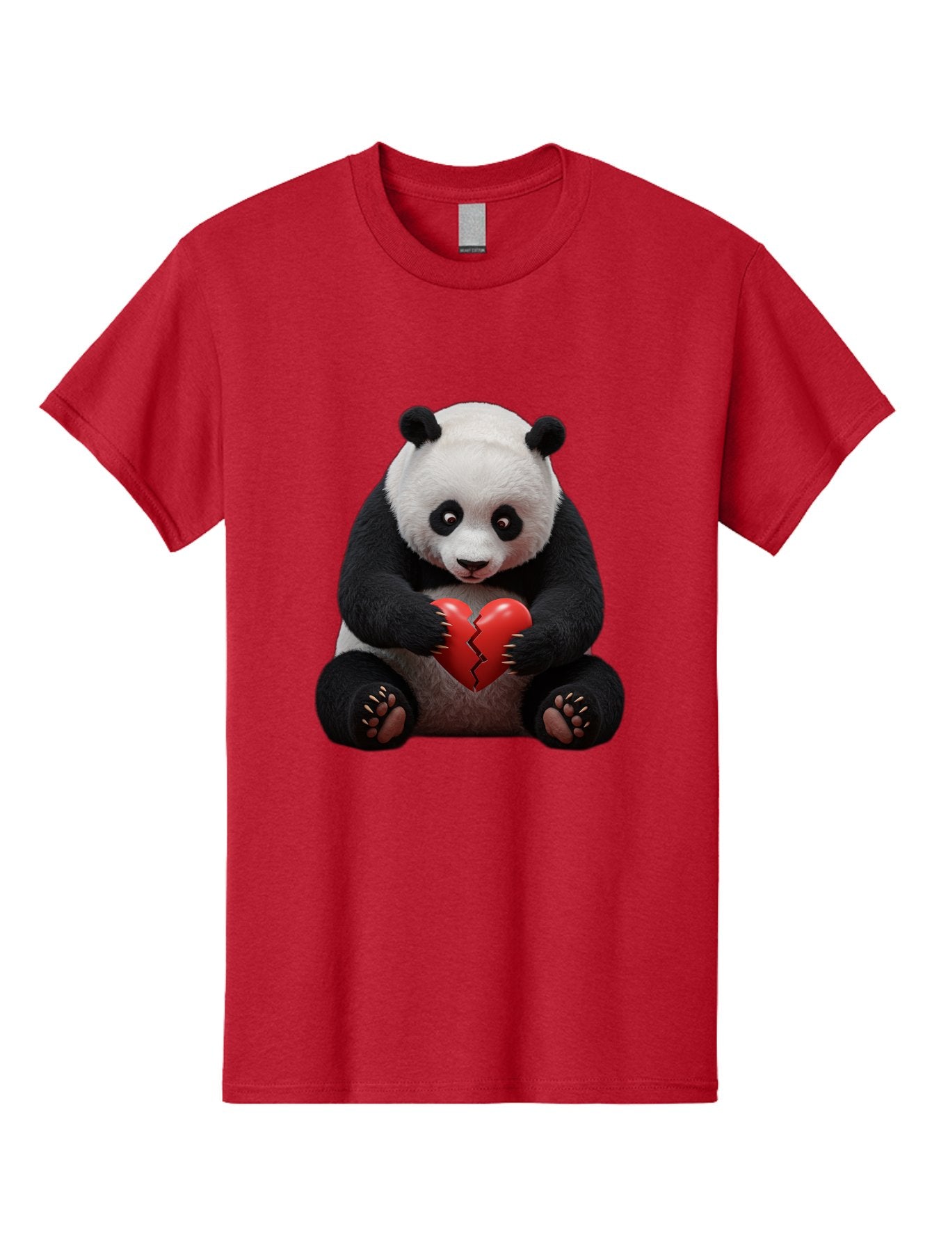 Panda-With-Broken-Heart-1 Men'S Graphic Tee, 100% Cotton, Comfortable Casual Summer Wear, Machine Washable, Vintage Camera, Old Camera, Antique Camera, Black Camera, Classic Photography, Photography Equipment, Nostalgic Device, Film Camera, Baf326 14