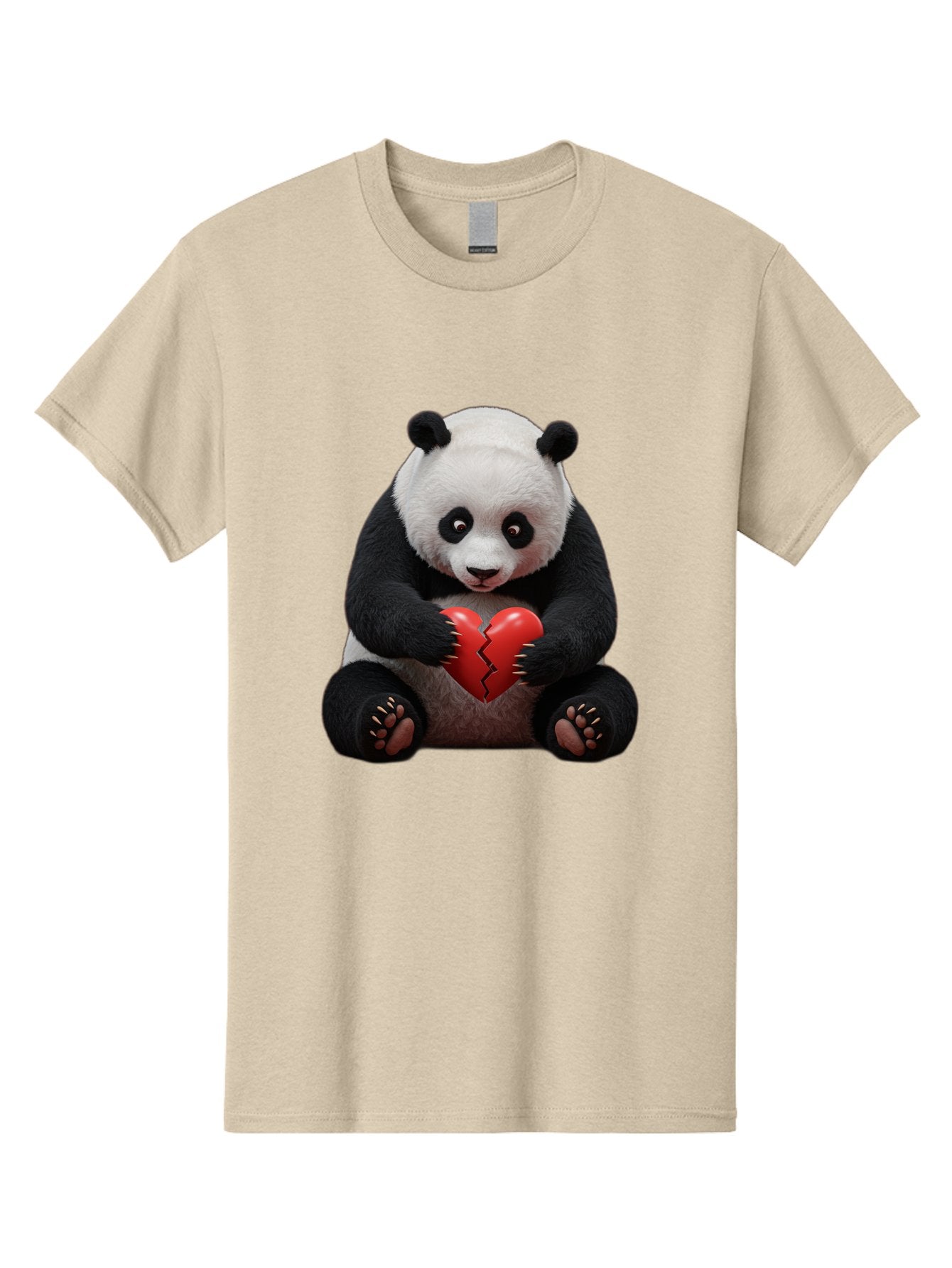 Panda-With-Broken-Heart-1 Men'S Graphic Tee, 100% Cotton, Comfortable Casual Summer Wear, Machine Washable, Vintage Camera, Old Camera, Antique Camera, Black Camera, Classic Photography, Photography Equipment, Nostalgic Device, Film Camera, Baf326 15