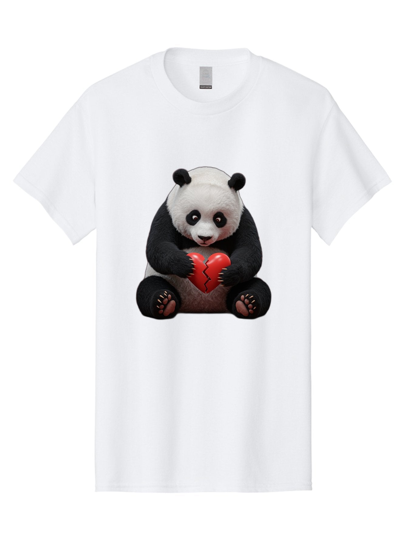 Panda-With-Broken-Heart-1 Men'S Graphic Tee, 100% Cotton, Comfortable Casual Summer Wear, Machine Washable, Vintage Camera, Old Camera, Antique Camera, Black Camera, Classic Photography, Photography Equipment, Nostalgic Device, Film Camera, Baf326 8