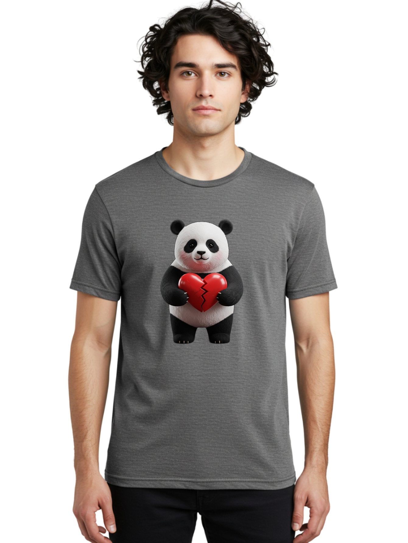 Panda-With-Broken-Heart-2 Men'S Graphic Tee, 100% Cotton, Comfortable Casual Summer Wear, Machine Washable, Vintage Camera, Old Camera, Antique Camera, Black Camera, Classic Photography, Photography Equipment, Nostalgic Device, Film Camera, Baf327 22