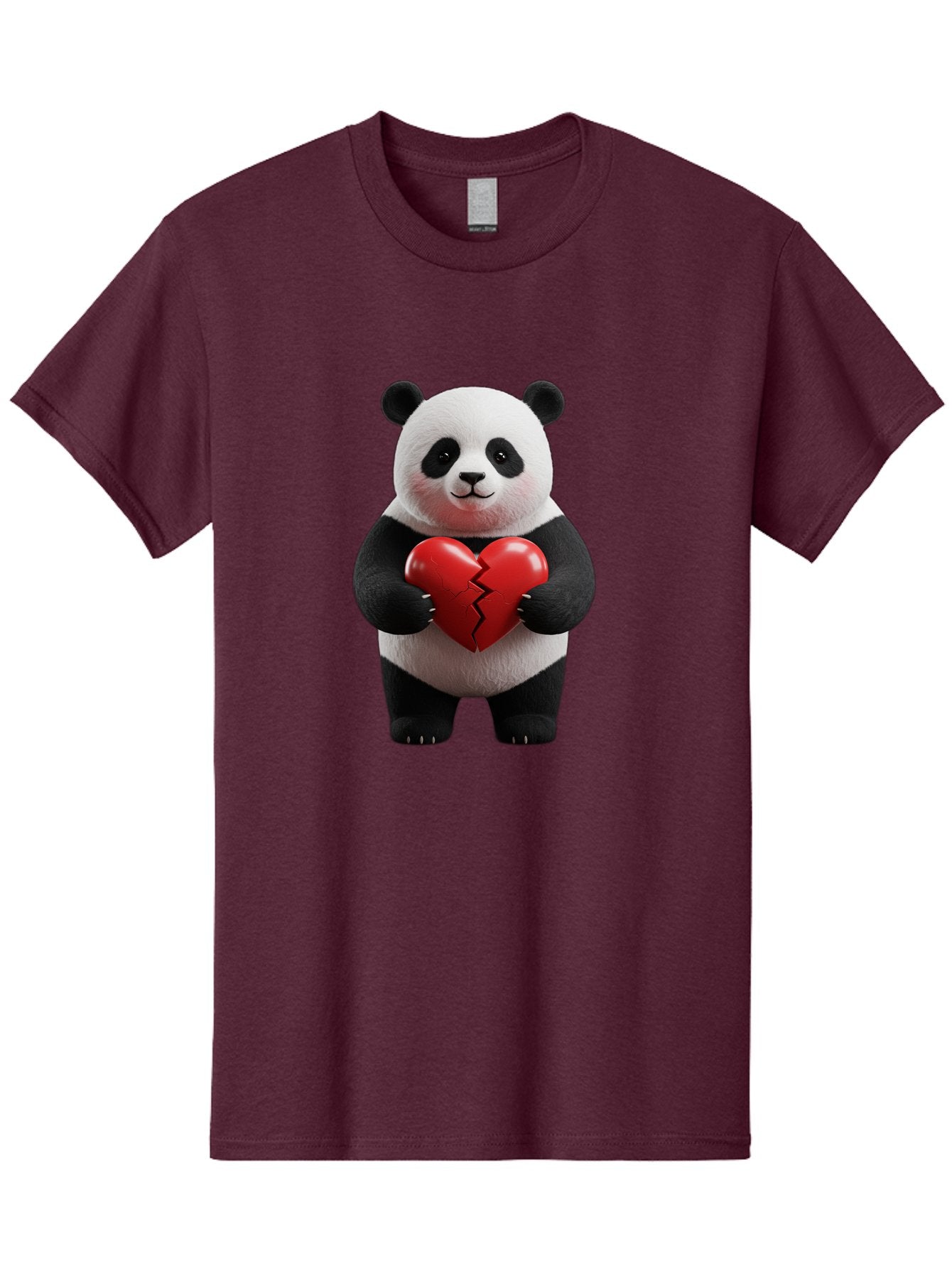 Panda-With-Broken-Heart-2 Men'S Graphic Tee, 100% Cotton, Comfortable Casual Summer Wear, Machine Washable, Vintage Camera, Old Camera, Antique Camera, Black Camera, Classic Photography, Photography Equipment, Nostalgic Device, Film Camera, Baf327 15