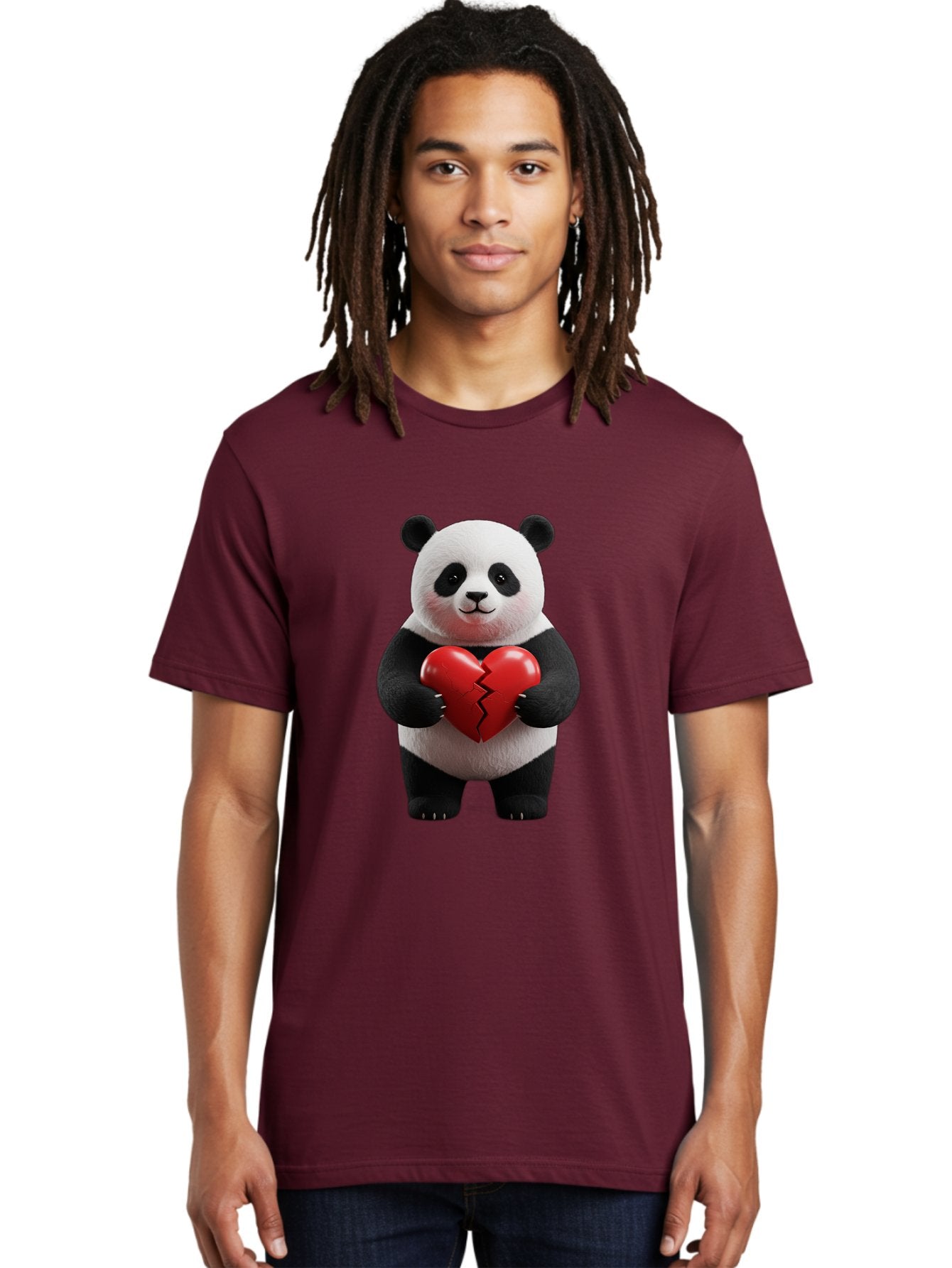 Panda-With-Broken-Heart-2 Men'S Graphic Tee, 100% Cotton, Comfortable Casual Summer Wear, Machine Washable, Vintage Camera, Old Camera, Antique Camera, Black Camera, Classic Photography, Photography Equipment, Nostalgic Device, Film Camera, Baf327 30