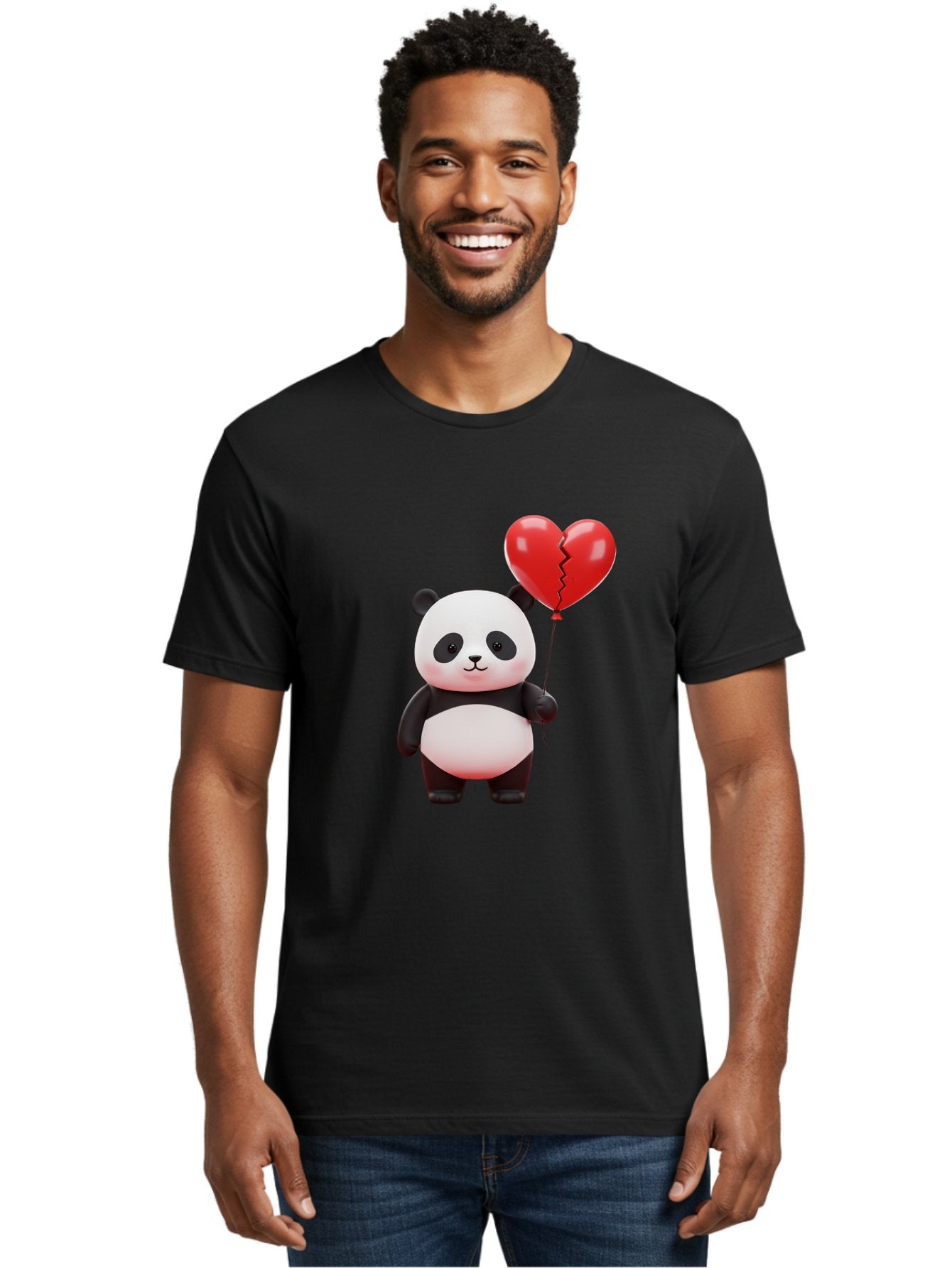 Panda-With-Broken-Heart-Balloon Men'S Graphic Tee, 100% Cotton, Comfortable Casual Summer Wear, Machine Washable, Vintage Camera, Old Camera, Antique Camera, Black Camera, Classic Photography, Photography Equipment, Nostalgic Device, Baf328 20