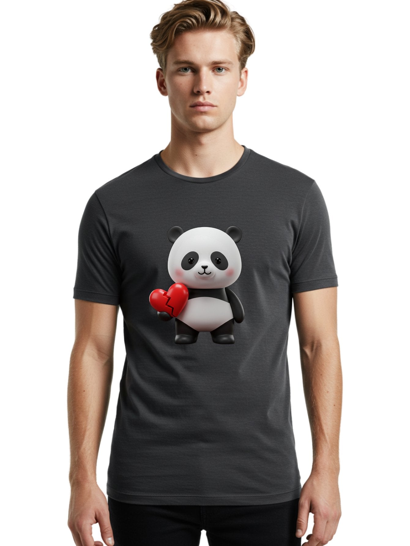 Panda-With-Broken-Heart Men'S Graphic Tee, 100% Cotton, Comfortable Casual Summer Wear, Machine Washable, Vintage Camera, Old Camera, Antique Camera, Black Camera, Classic Photography, Photography Equipment, Nostalgic Device, Film Camera, Baf329 20