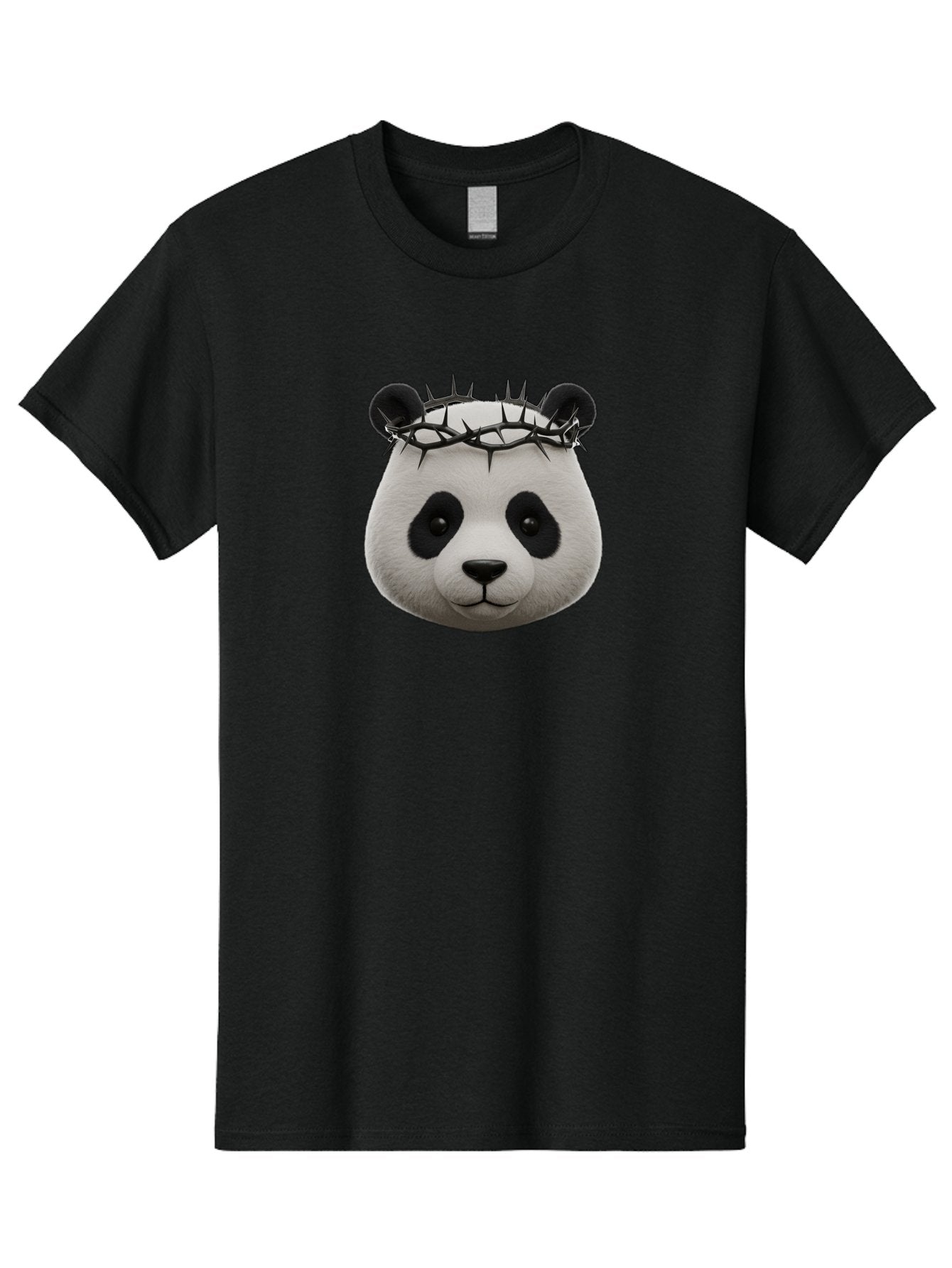 Panda-With-Crown-Of-Thorns-1 Men'S Graphic Tee, 100% Cotton, Comfortable Casual Summer Wear, Machine Washable, Vintage Camera, Old Camera, Antique Camera, Black Camera, Classic Photography, Photography Equipment, Nostalgic Device, Film Camera, Baf331 6