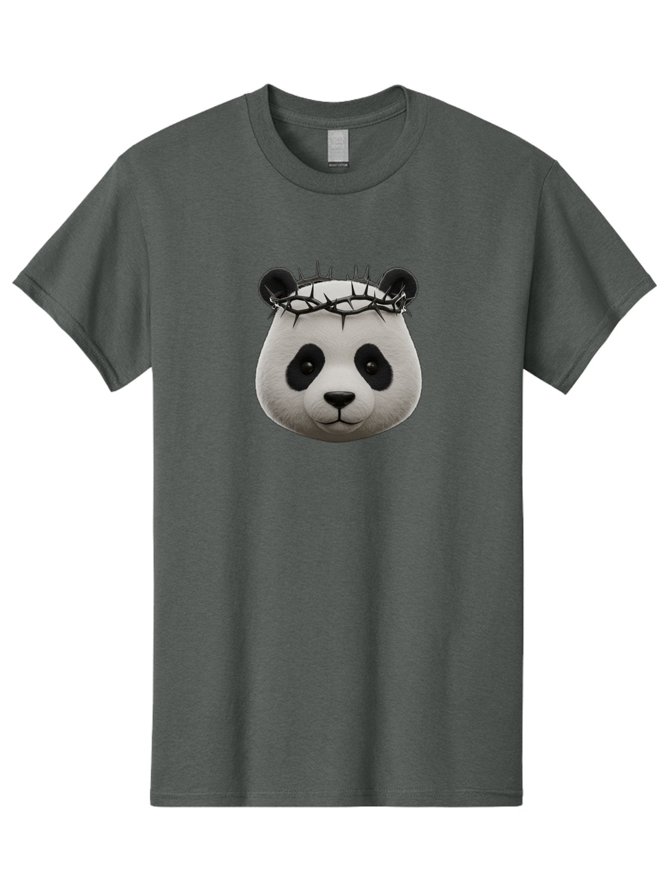 Panda-With-Crown-Of-Thorns-1 Men'S Graphic Tee, 100% Cotton, Comfortable Casual Summer Wear, Machine Washable, Vintage Camera, Old Camera, Antique Camera, Black Camera, Classic Photography, Photography Equipment, Nostalgic Device, Film Camera, Baf331 3