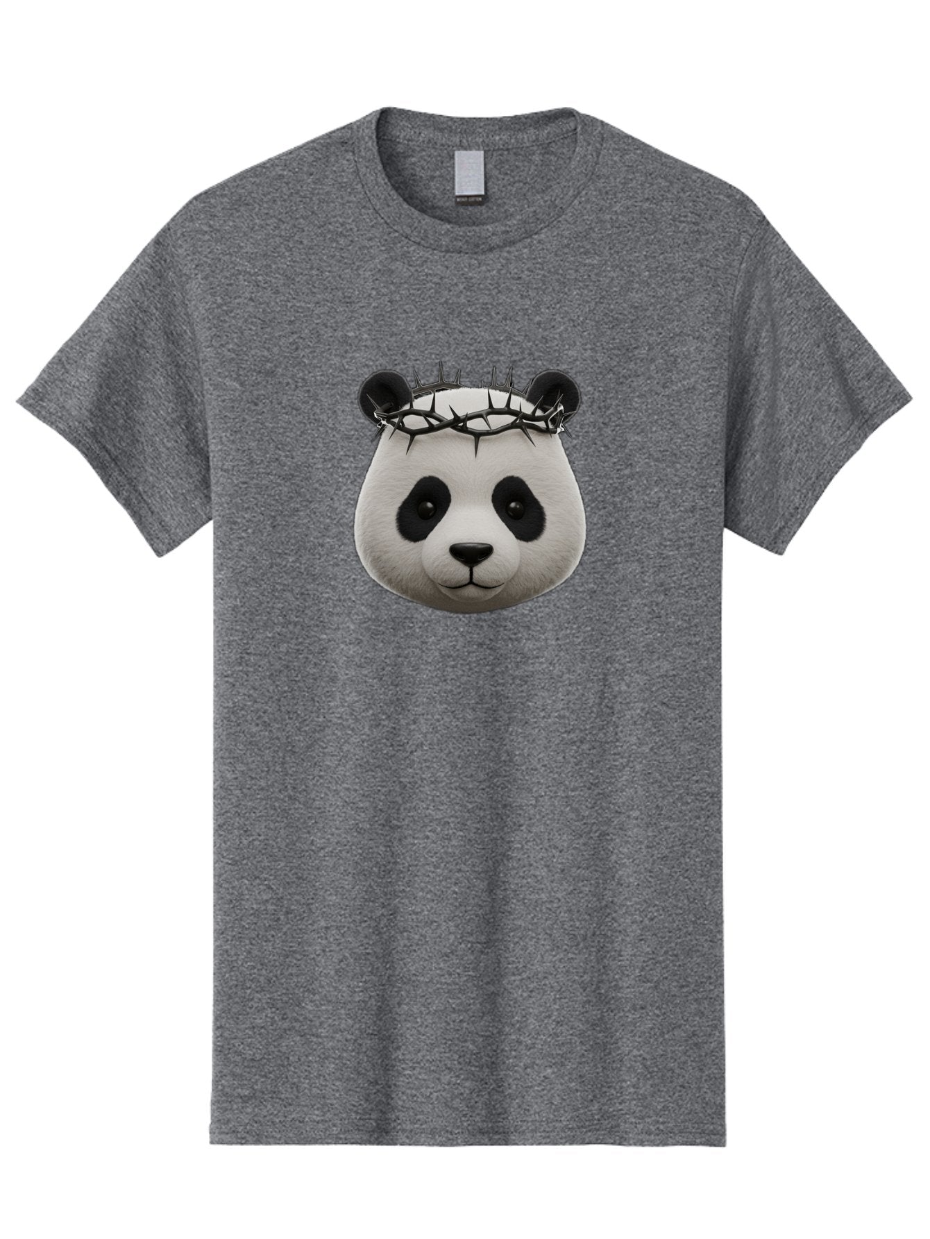 Panda-With-Crown-Of-Thorns-1 Men'S Graphic Tee, 100% Cotton, Comfortable Casual Summer Wear, Machine Washable, Vintage Camera, Old Camera, Antique Camera, Black Camera, Classic Photography, Photography Equipment, Nostalgic Device, Film Camera, Baf331 11