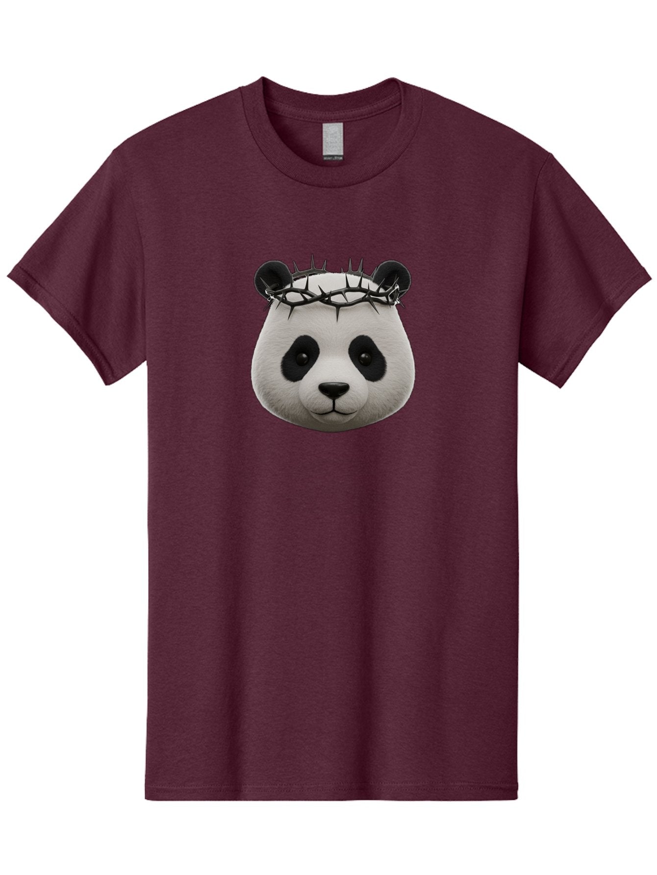 Panda-With-Crown-Of-Thorns-1 Men'S Graphic Tee, 100% Cotton, Comfortable Casual Summer Wear, Machine Washable, Vintage Camera, Old Camera, Antique Camera, Black Camera, Classic Photography, Photography Equipment, Nostalgic Device, Film Camera, Baf331 4