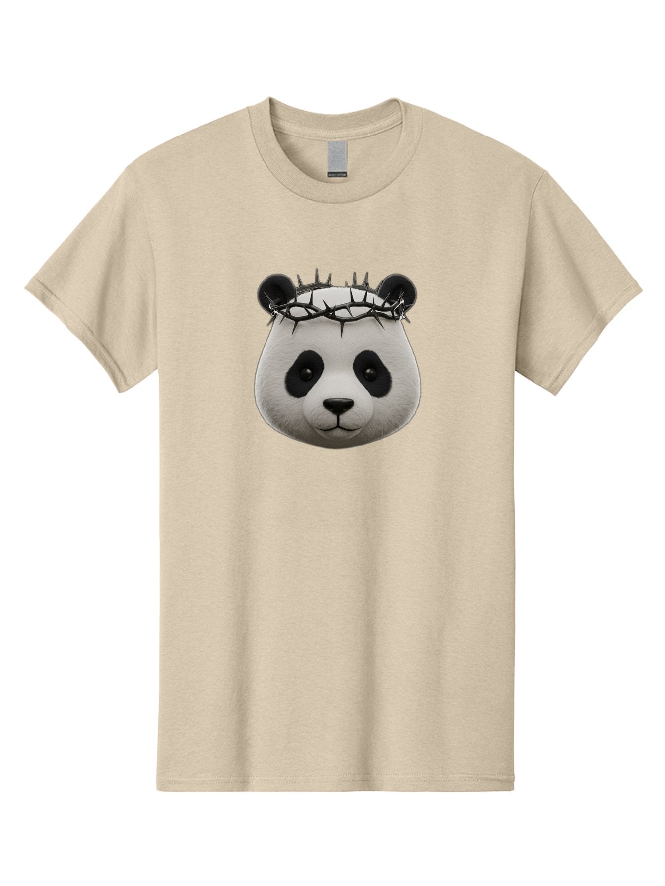 Panda-With-Crown-Of-Thorns-1 Men'S Graphic Tee, 100% Cotton, Comfortable Casual Summer Wear, Machine Washable, Vintage Camera, Old Camera, Antique Camera, Black Camera, Classic Photography, Photography Equipment, Nostalgic Device, Film Camera, Baf331 5