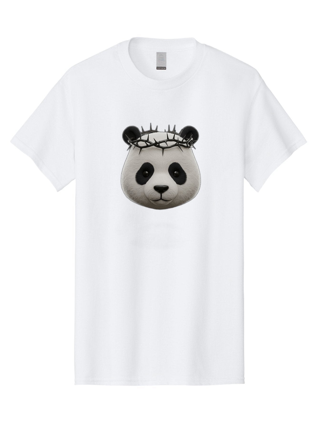 Panda-With-Crown-Of-Thorns-1 Men'S Graphic Tee, 100% Cotton, Comfortable Casual Summer Wear, Machine Washable, Vintage Camera, Old Camera, Antique Camera, Black Camera, Classic Photography, Photography Equipment, Nostalgic Device, Film Camera, Baf331 14