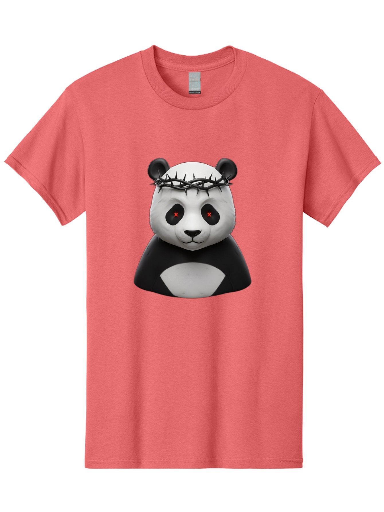 Panda-With-Crown-Of-Thorns-2 Men'S Graphic Tee, 100% Cotton, Comfortable Casual Summer Wear, Machine Washable, Vintage Camera, Old Camera, Antique Camera, Black Camera, Classic Photography, Photography Equipment, Nostalgic Device, Film Camera, Baf332 10