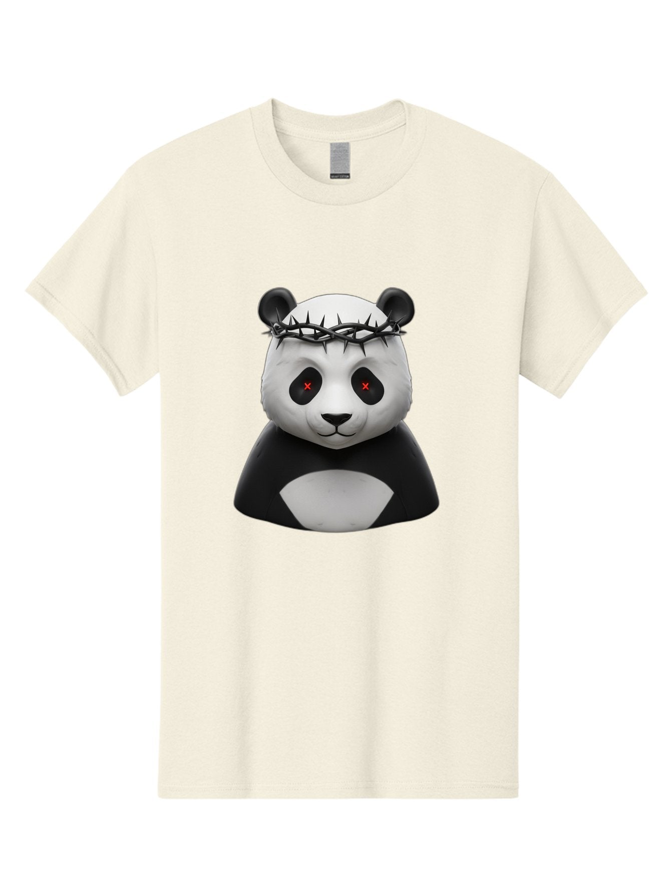 Panda-With-Crown-Of-Thorns-2 Men'S Graphic Tee, 100% Cotton, Comfortable Casual Summer Wear, Machine Washable, Vintage Camera, Old Camera, Antique Camera, Black Camera, Classic Photography, Photography Equipment, Nostalgic Device, Film Camera, Baf332 11