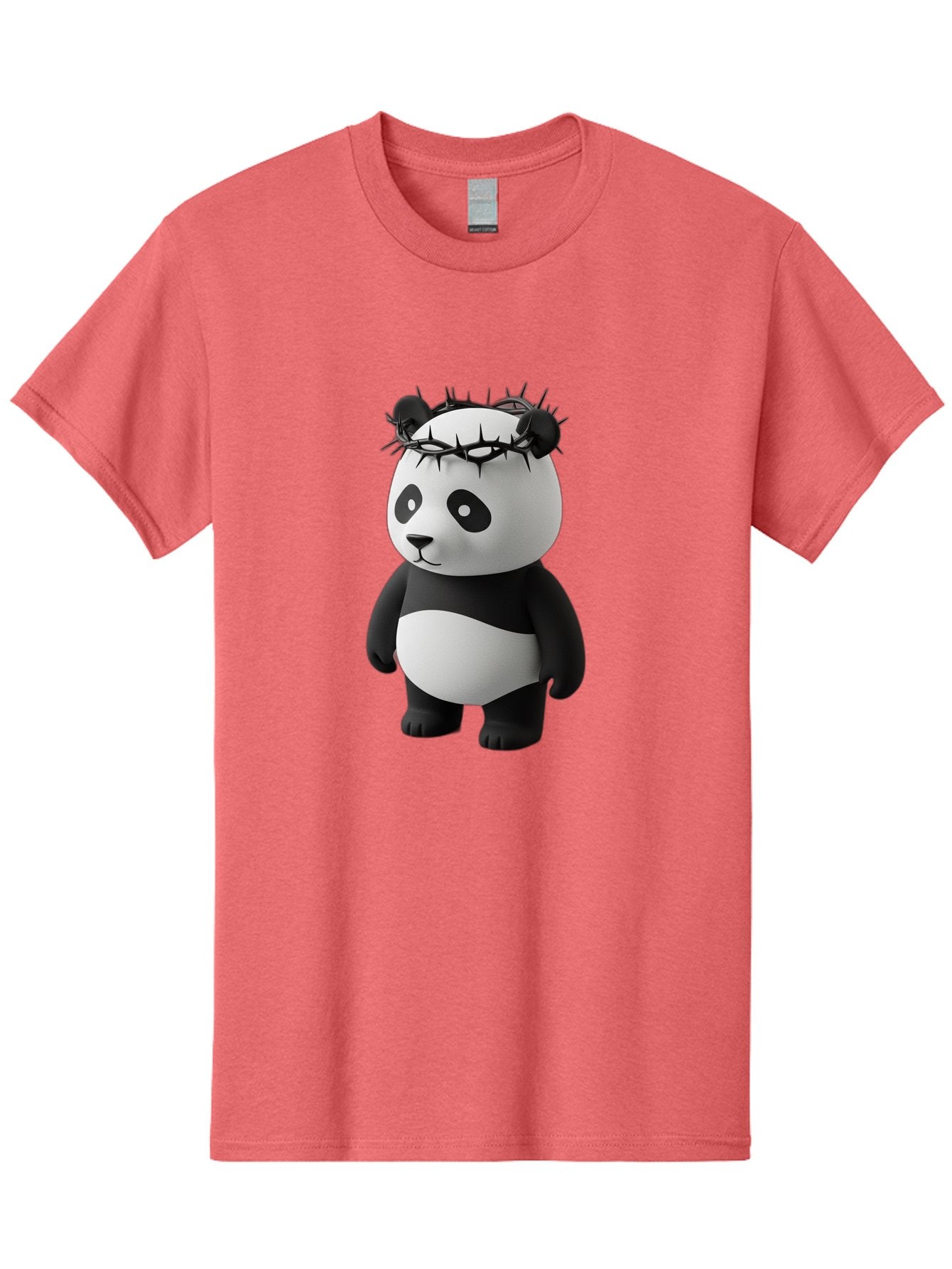 Panda-With-Crown-Of-Thorns-3 Men'S Graphic Tee, 100% Cotton, Comfortable Casual Summer Wear, Machine Washable, Vintage Camera, Old Camera, Antique Camera, Black Camera, Classic Photography, Photography Equipment, Nostalgic Device, Film Camera, Baf333 3