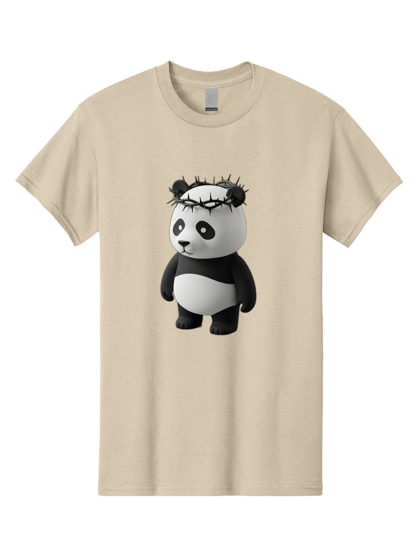 Panda-With-Crown-Of-Thorns-3 Men'S Graphic Tee, 100% Cotton, Comfortable Casual Summer Wear, Machine Washable, Vintage Camera, Old Camera, Antique Camera, Black Camera, Classic Photography, Photography Equipment, Nostalgic Device, Film Camera, Baf333 8