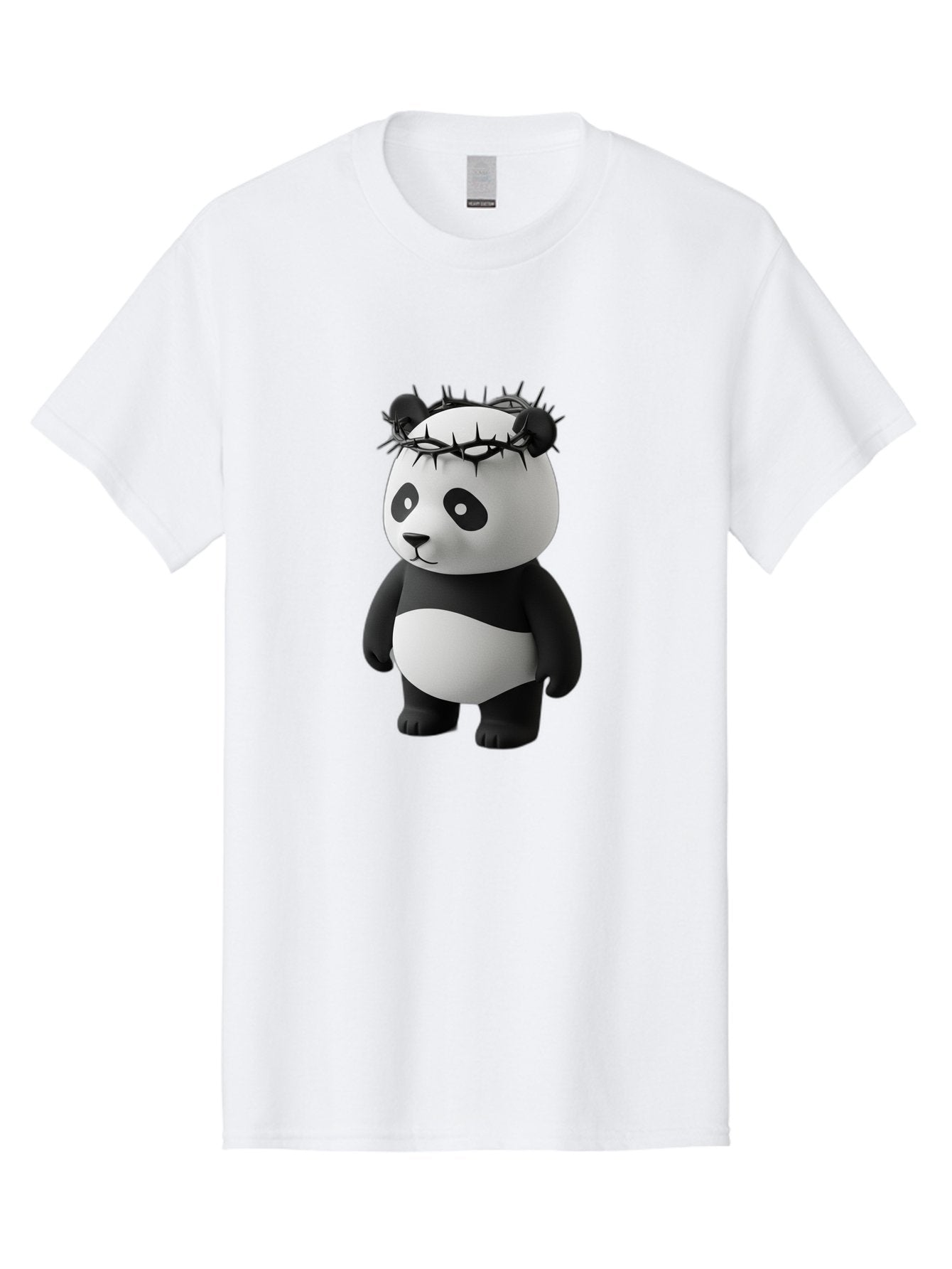 Panda-With-Crown-Of-Thorns-3 Men'S Graphic Tee, 100% Cotton, Comfortable Casual Summer Wear, Machine Washable, Vintage Camera, Old Camera, Antique Camera, Black Camera, Classic Photography, Photography Equipment, Nostalgic Device, Film Camera, Baf333 13