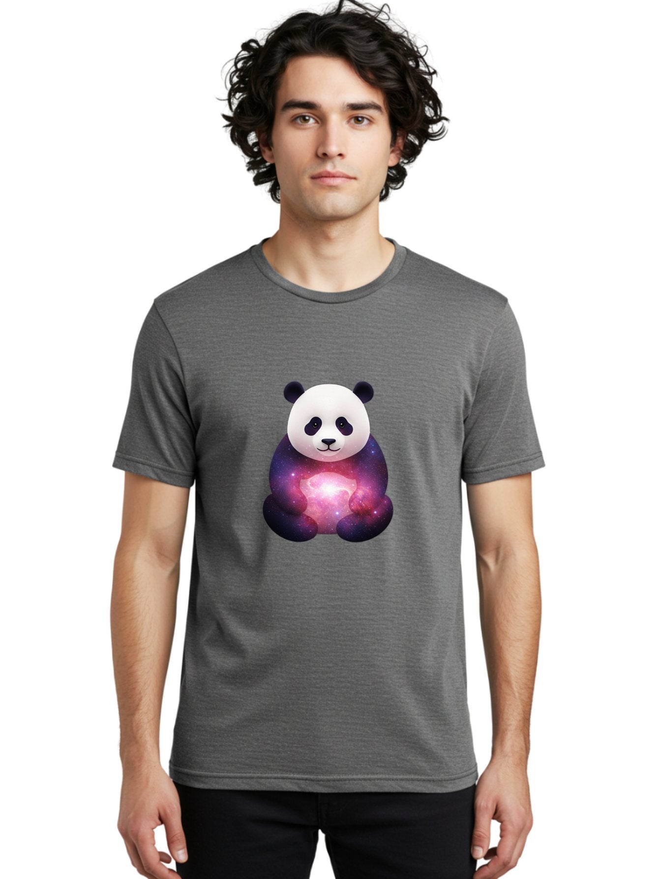 Panda-With-Galaxy Men'S Graphic Tee, 100% Cotton, Comfortable Casual Summer Wear, Machine Washable, Vintage Camera, Old Camera, Antique Camera, Black Camera, Classic Photography, Photography Equipment, Nostalgic Device, Film Camera, Camera Art Baf335 25